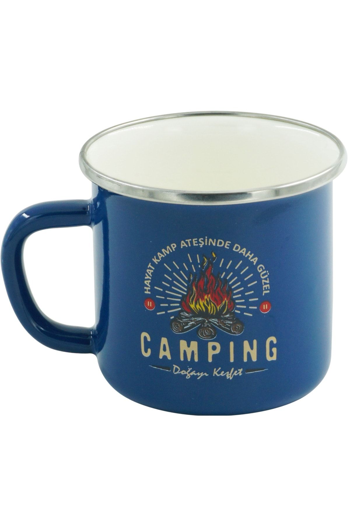 Orcamp Retro Emaye Kupa Bardak Camping