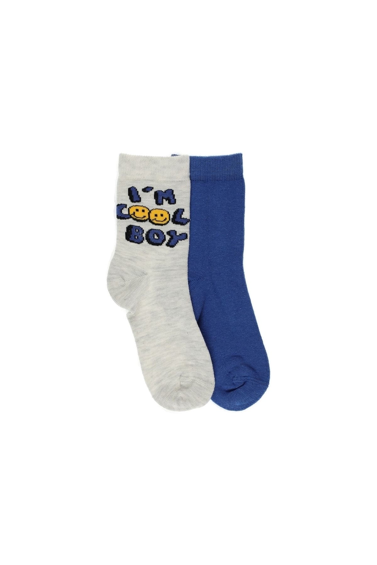 Panço Erkek Çocuk Desenli Ikili Soket Çorap