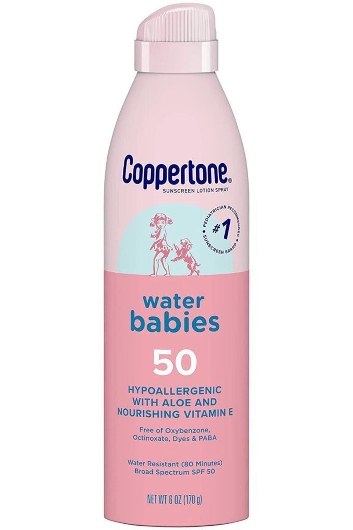 Coppertone Water Babies Spf50 Güneş Koruyucu Losyon Sprey 170gr