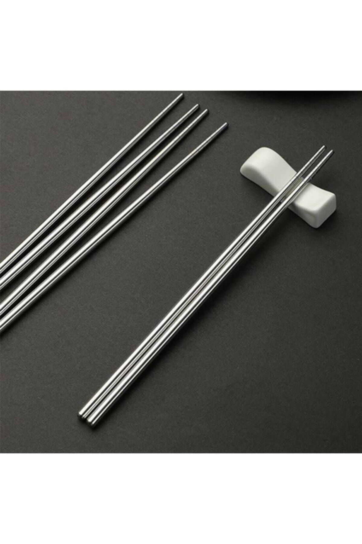 Miniso Paslanmaz Çelik Chopstick (3 ÇİFT)