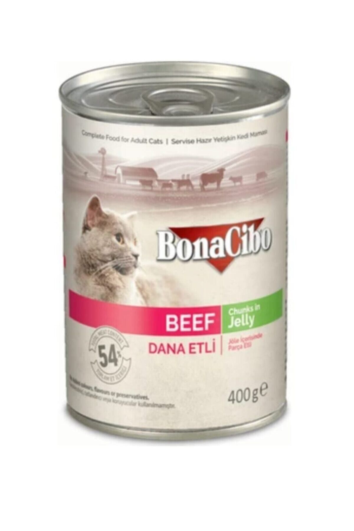 Çağatay Bonacibo Jöleli Dana Etli Yaş Kedi Maması 400 Gr.