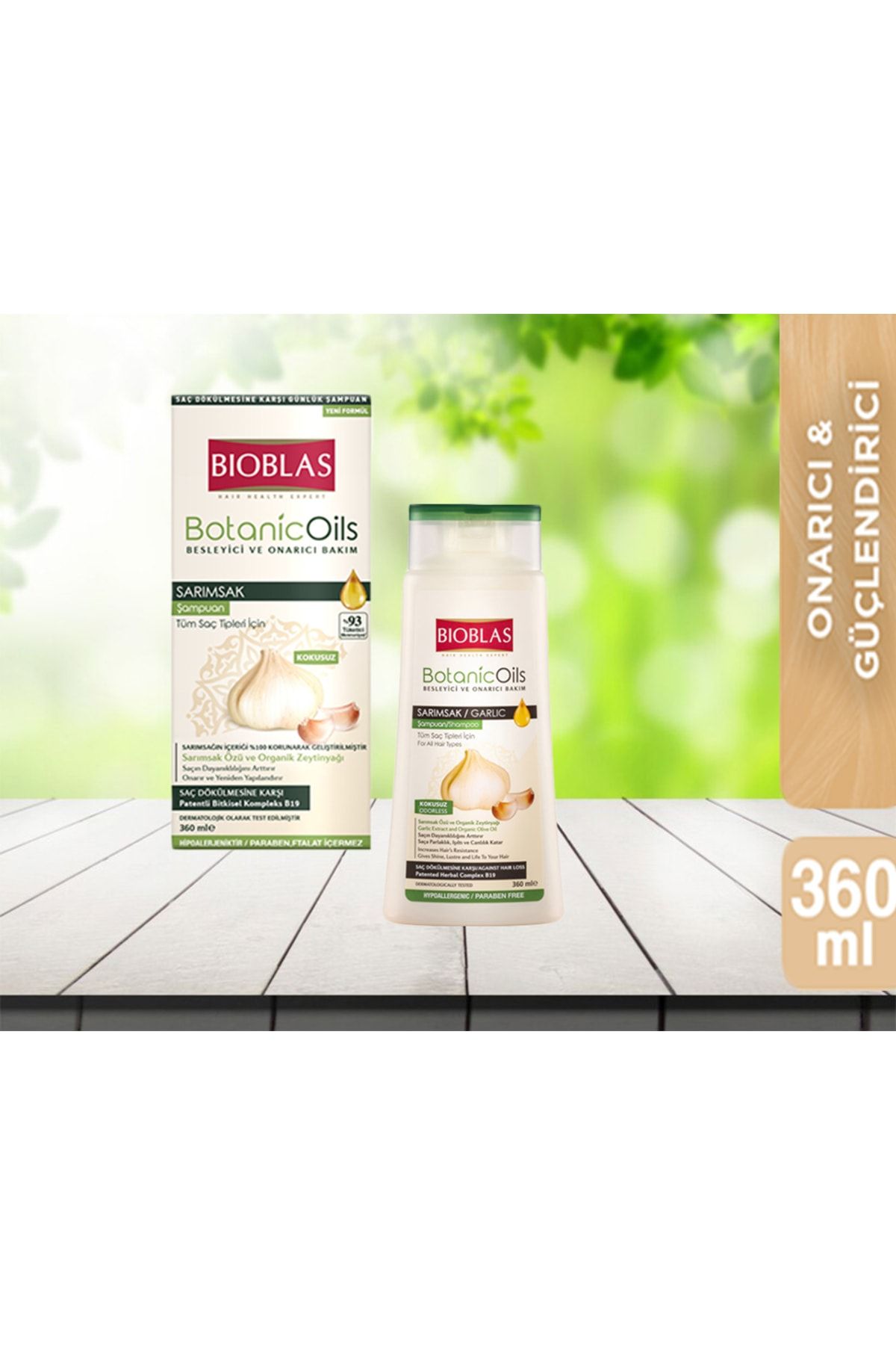 Bioblas Sarımsaklı Şampuan 360 Ml 1 Adet