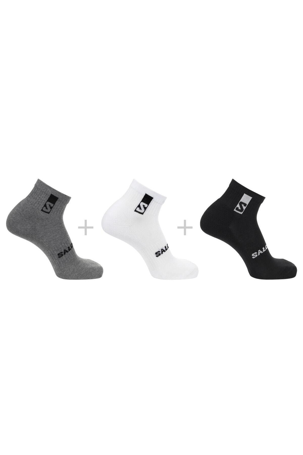 Salomon Lc2086500 Everyday Ankle 3-Pack Çorap Unisex Çorap