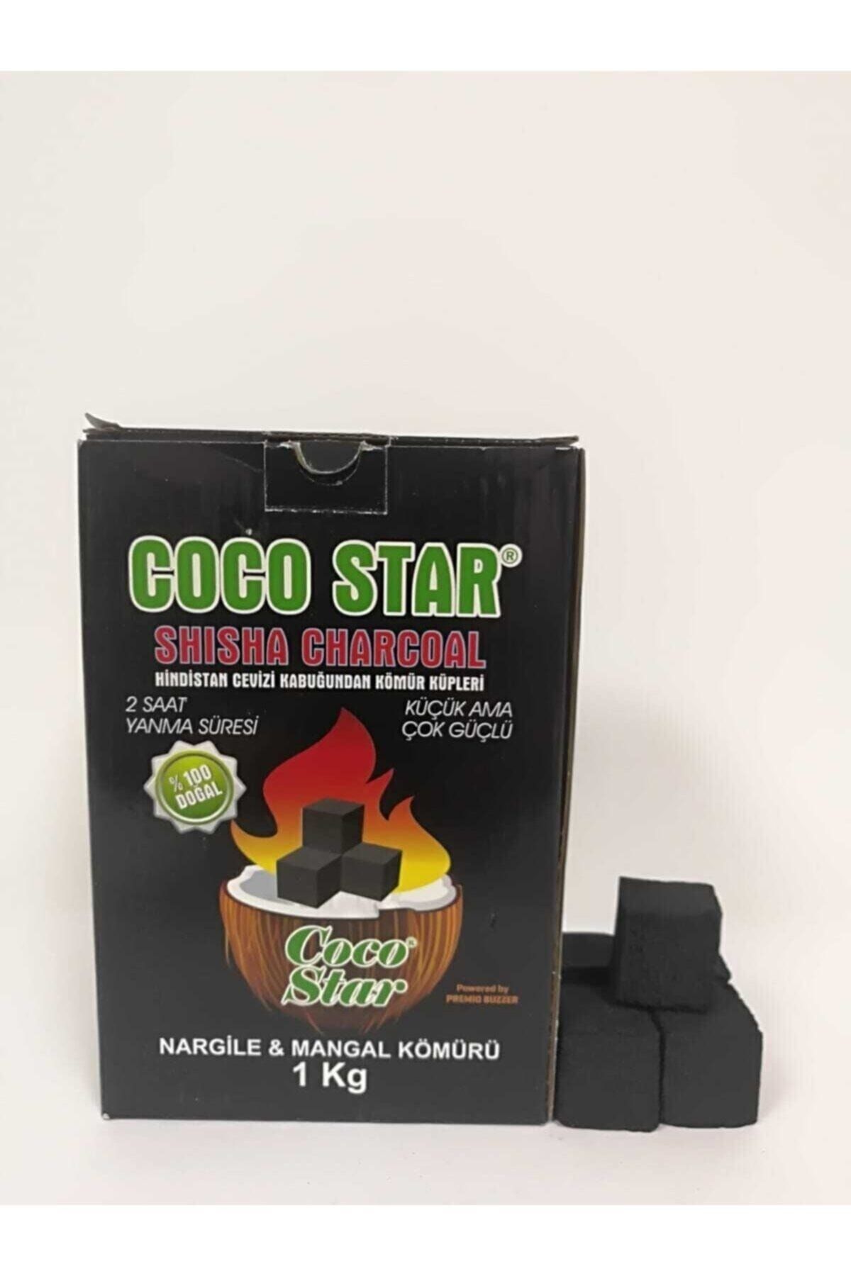 BUHANA HEDİYELİK Nargile Ve Mangal Kömürü Coco Star Hindistan Cevizinden ( 1 Kg )