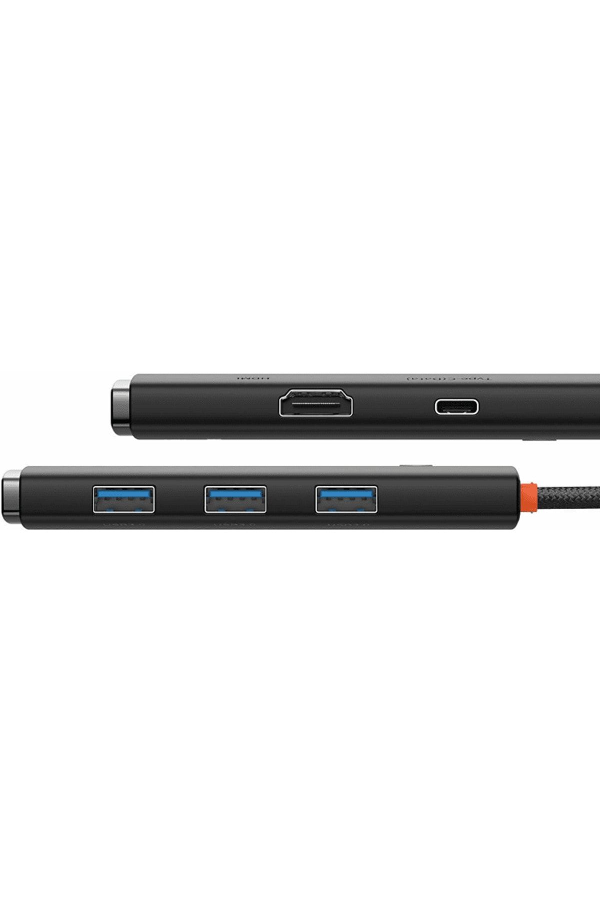 Baseus Lite 5 in 1 Multi Fonksiyonal Type-C Hub Dock Station Siyah