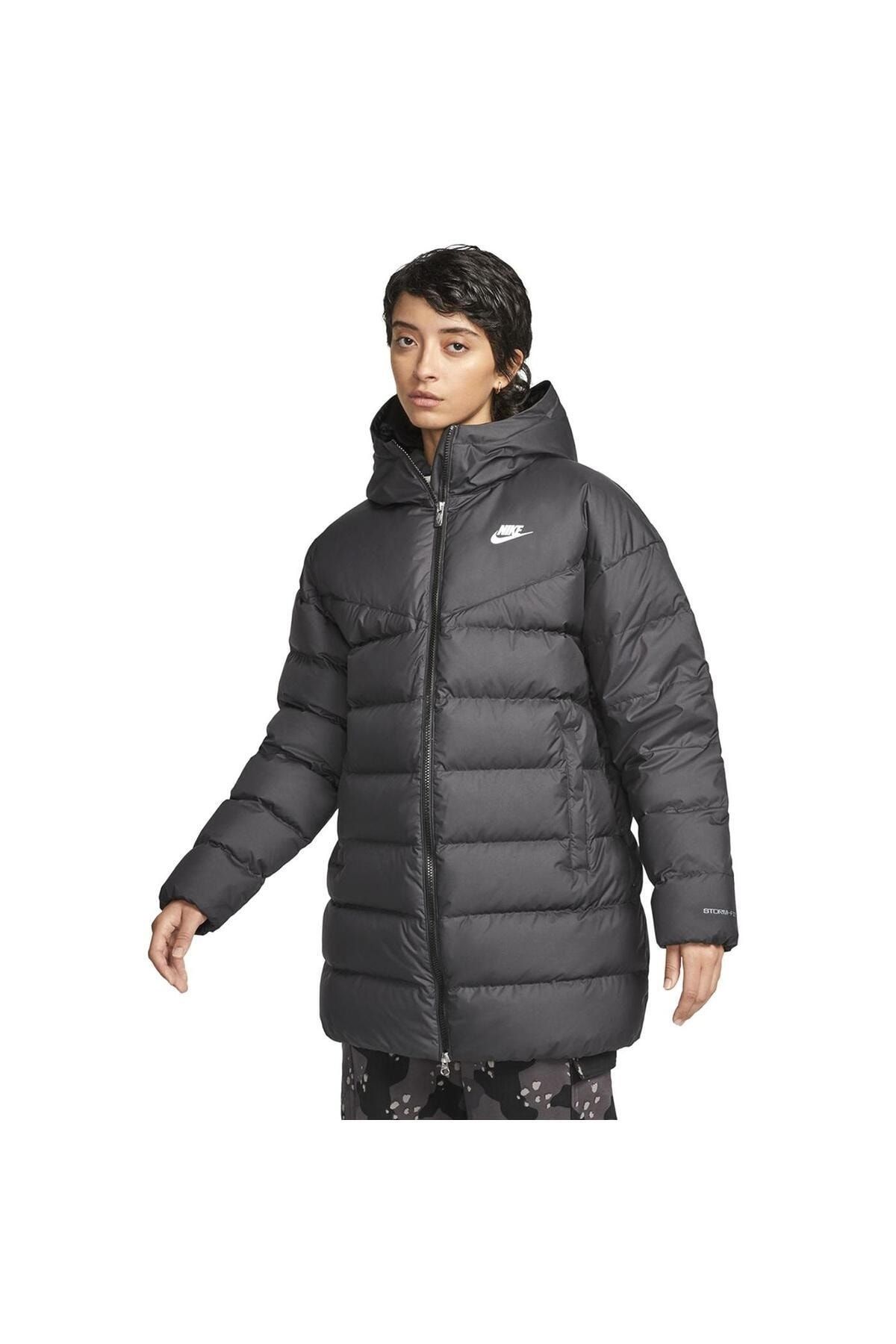 Nike W NSW SF DWN WR PARKA SİYAH Kadın Mont