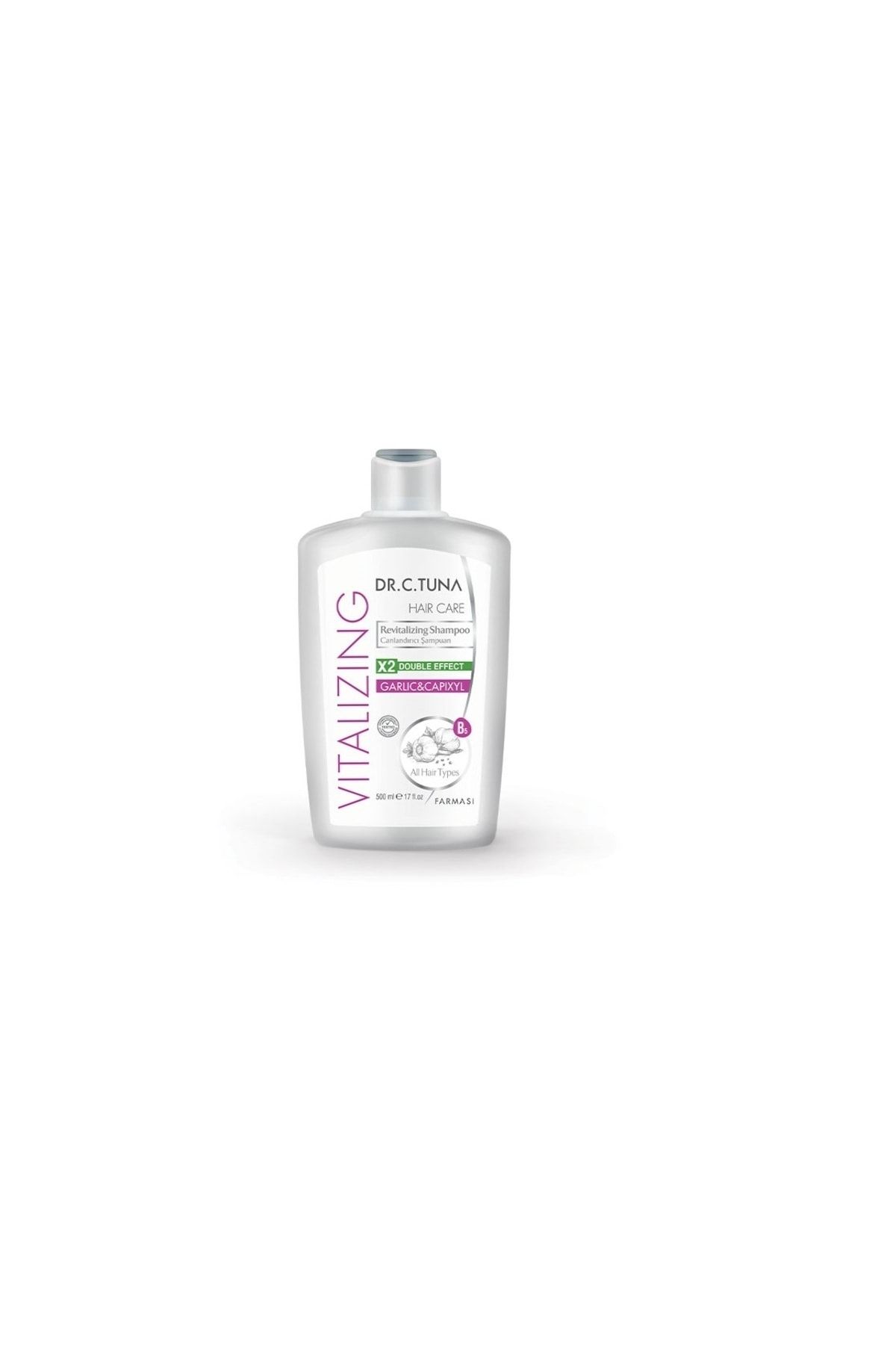 Farmasi DR. C. TUNA Vitalizing Tüm Saçlar için Canlandırıcı Sarımsaklı Şampuan-500 ml