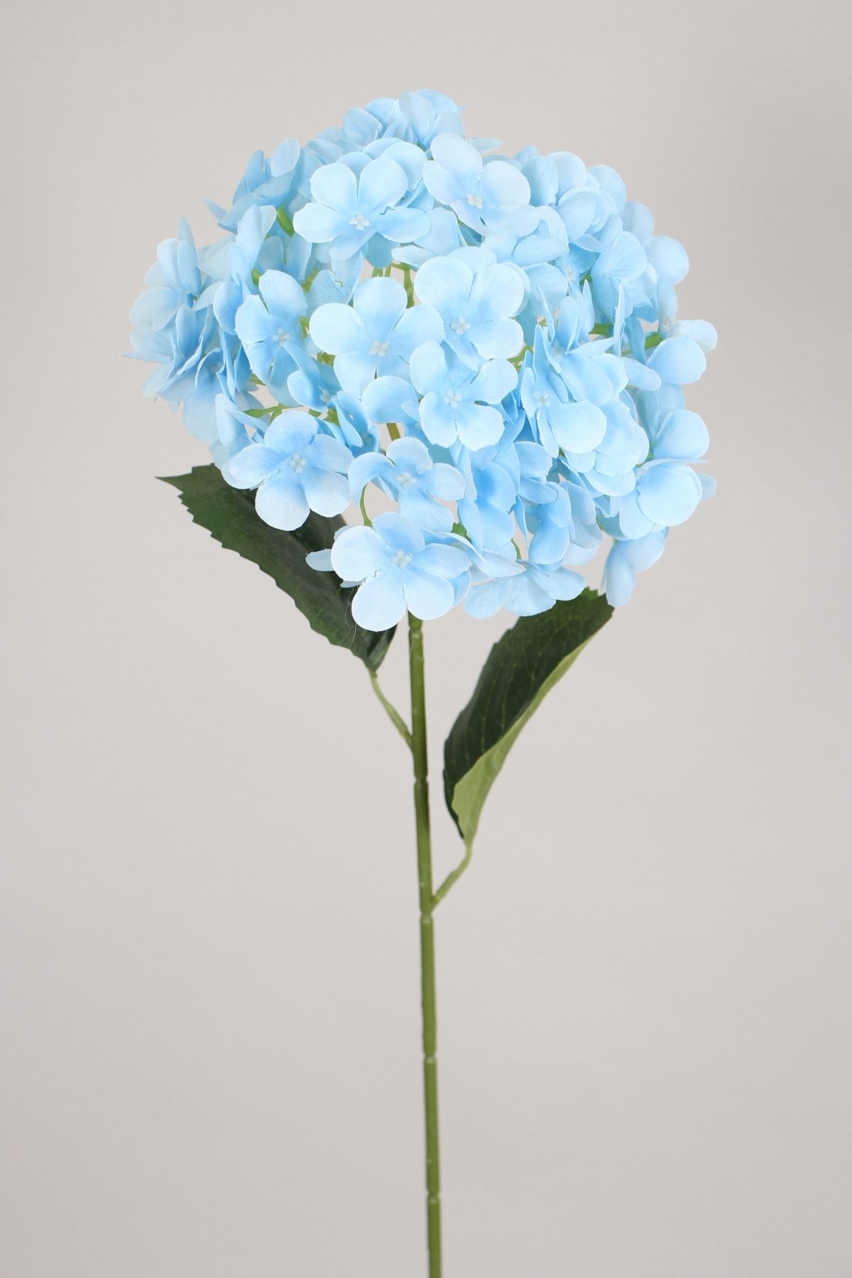 Yapay Çiçek Deposu Yapay Koca Kafa Ortanca Dalı 60 cm Mavi
