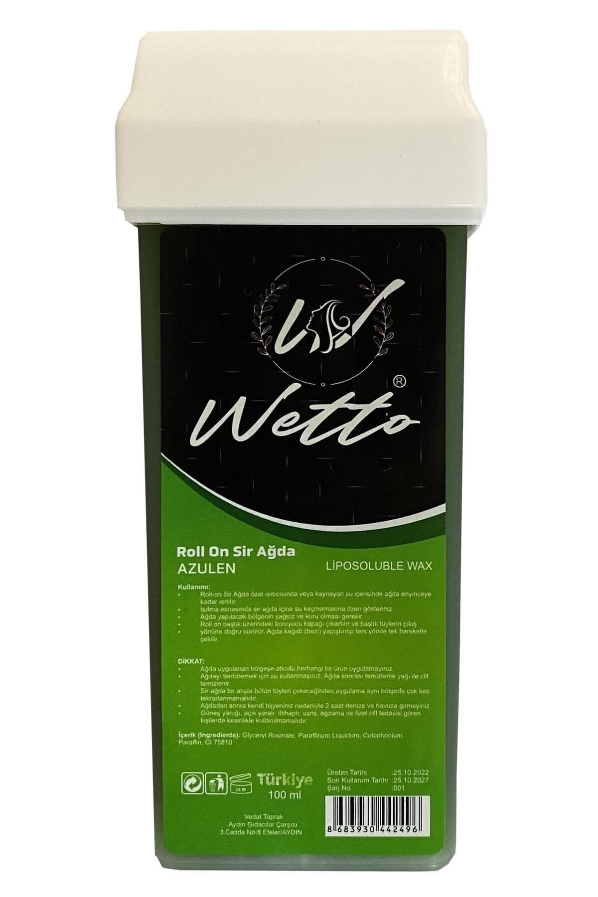 Wetto Professional Kartuş Ağda Azulen(YEŞİL) 100 ml