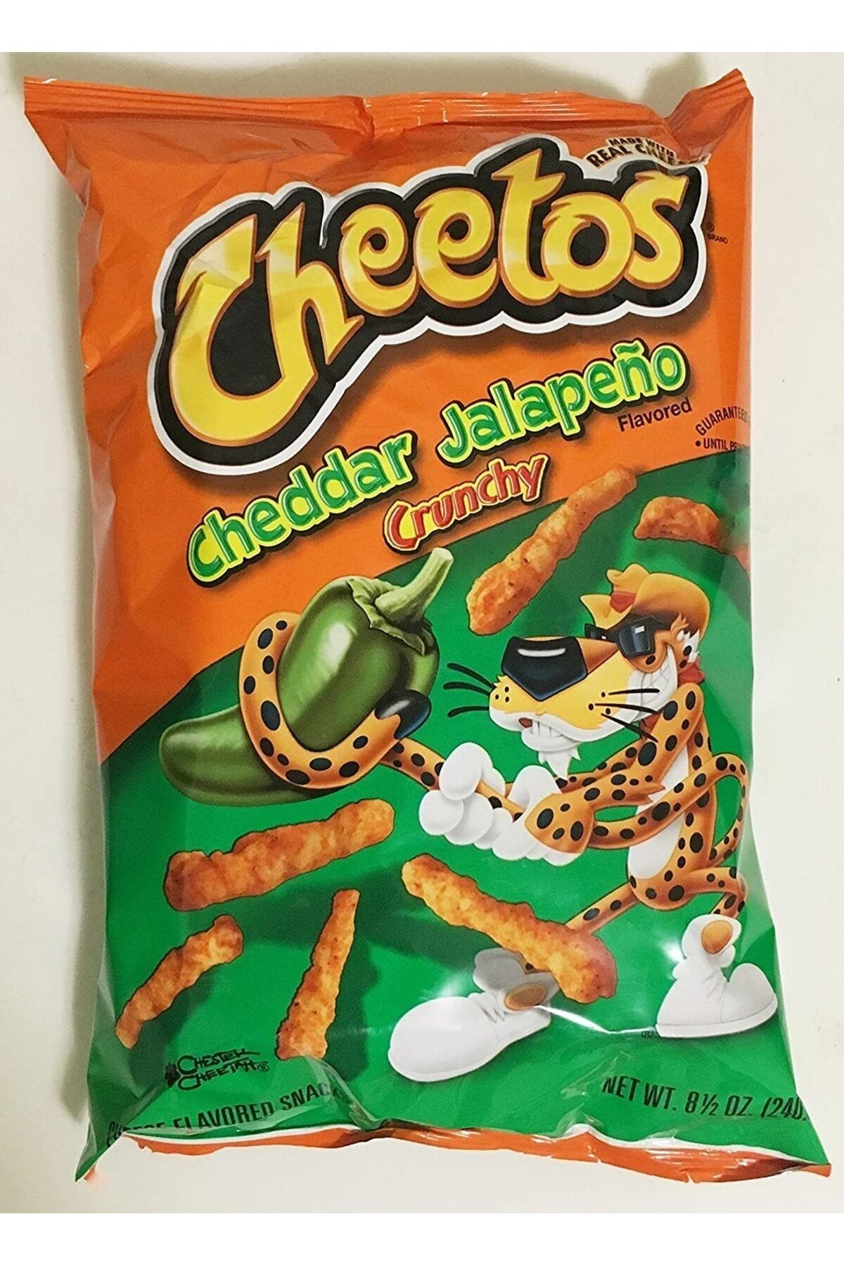 Cheetos Cheddar Jalapeno Crunchy 226.8 Gr.