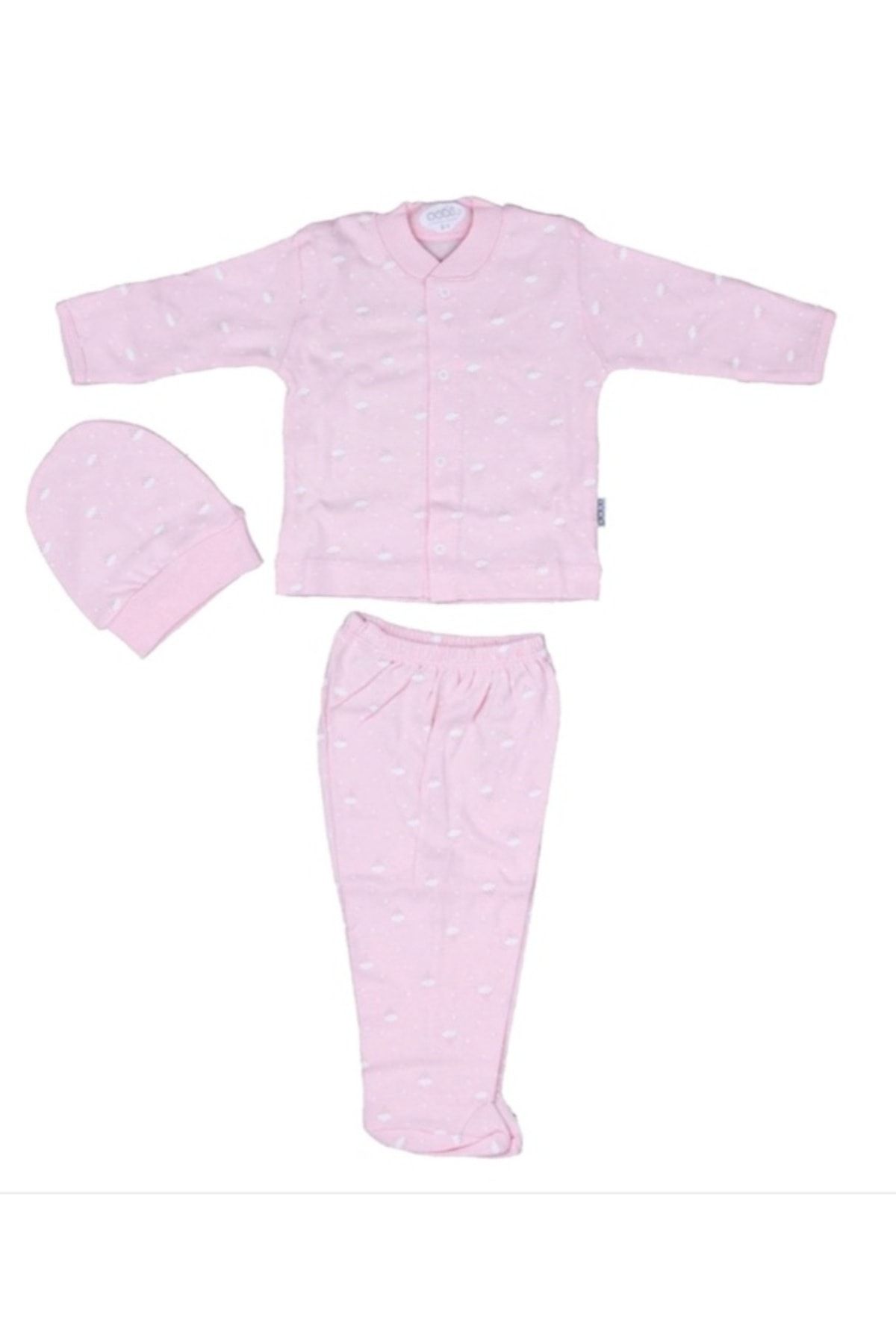 Sebi Bebe Bebek Patikli Başlıklı Takım-pijama