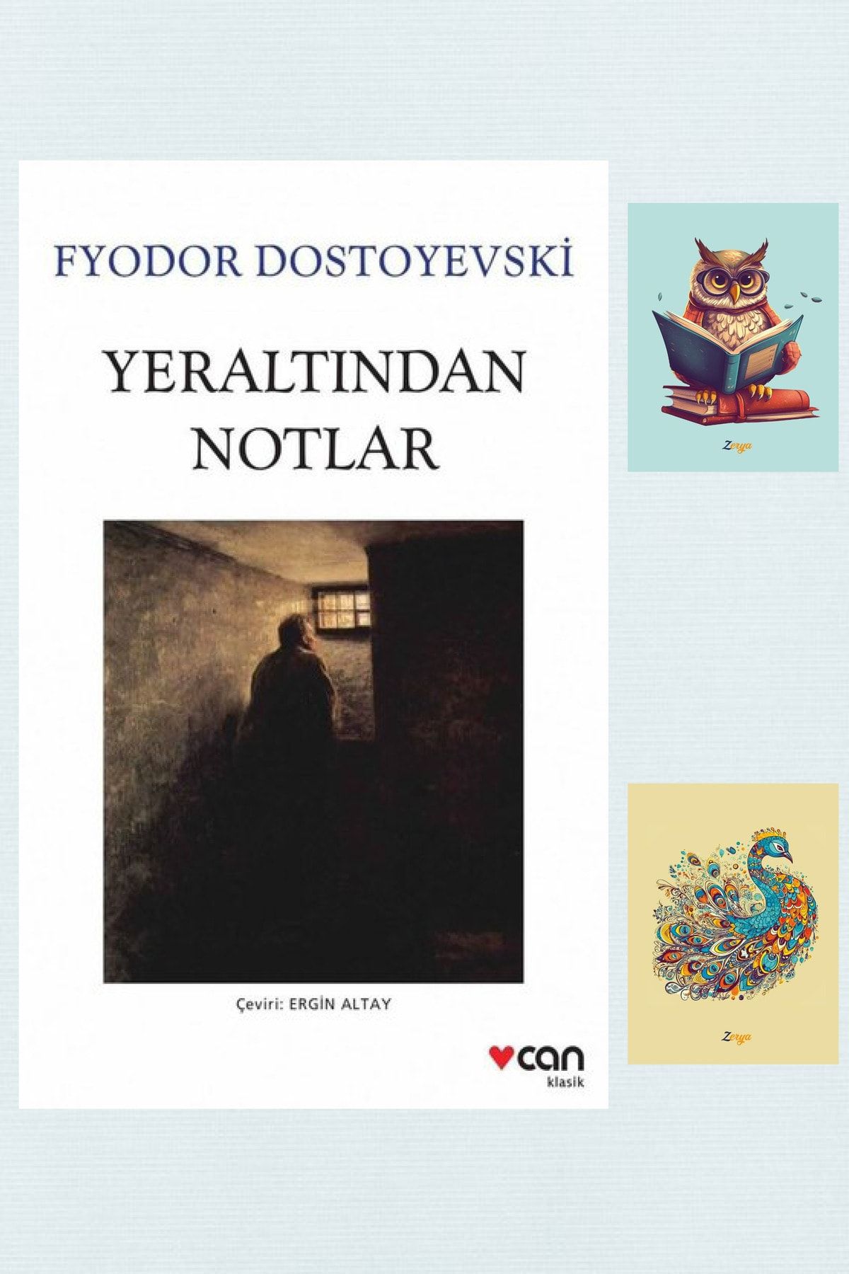 Dara Yayınları Yeraltından Notlar - Fyodor Mihailoviç Dostoyevski - CAN YAYINLARI -9789750739491- Not Defterli Seti