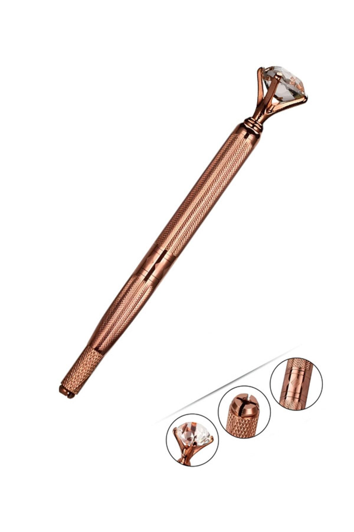 ARMONİKONYA Microblading Kalem Ve Kalıcı Kaş Kalem Makyaj Kıl Tekniği Manuel Elmas Topuz Kalem