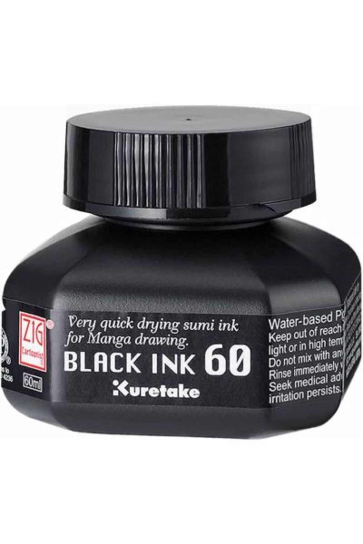 Zig Black Ink Siyah Yazı Ve Çizim Mürekkebi 60 Ml. (hızlı Kuruyan)