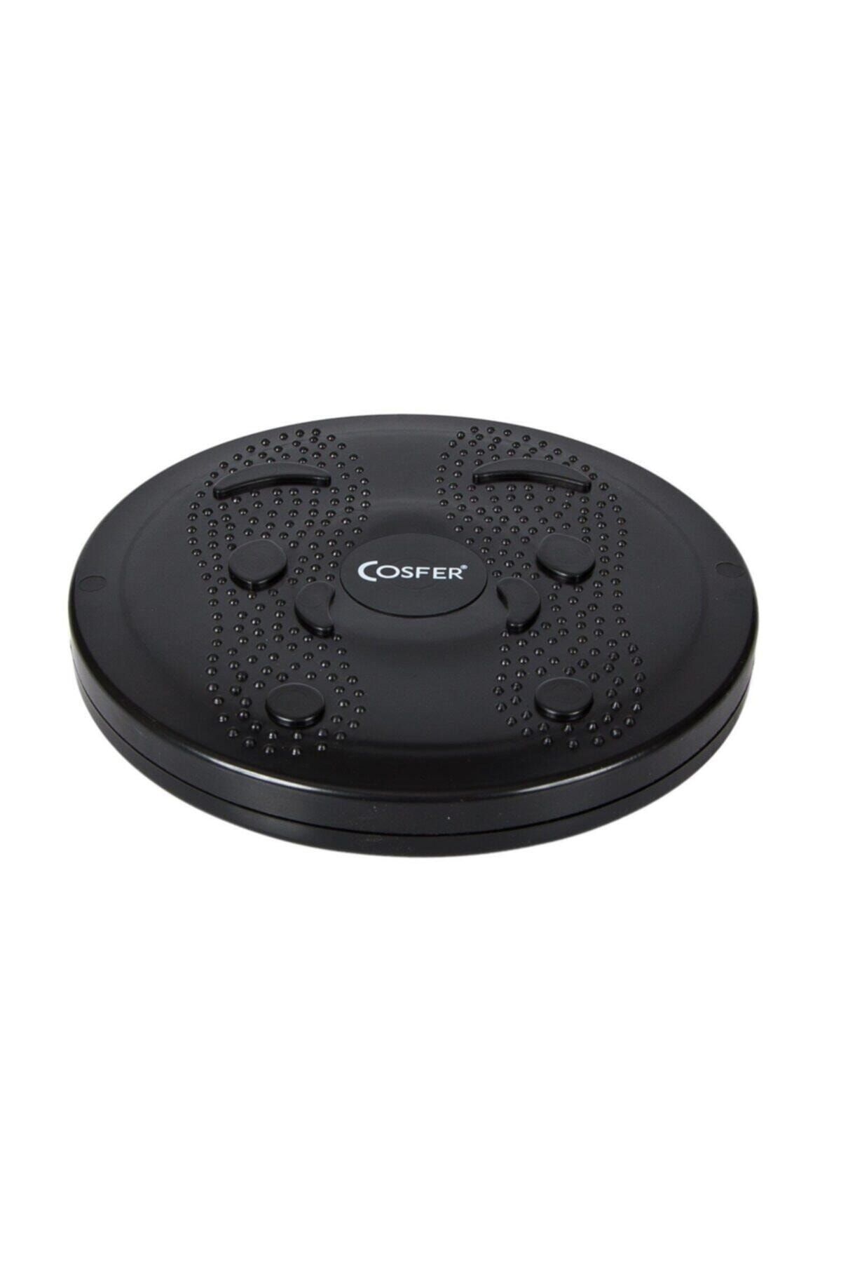 Cosfer Csf1434s Twister Disc - Siyah Bel Kalça Egzersiz Aleti
