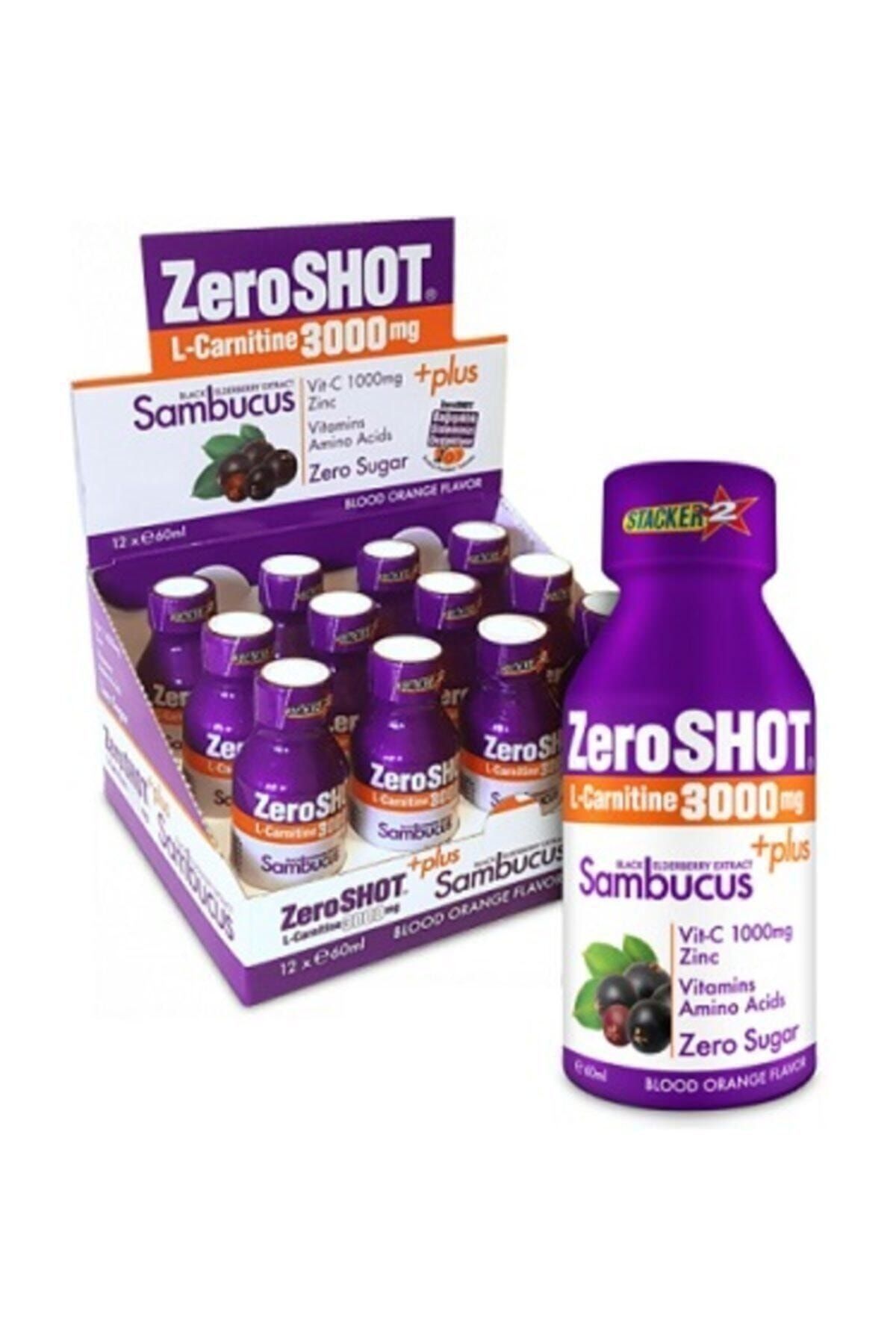 Zero Shot Zeroshot 3000mg L-carnitine Plus Sambucus 12 *60ml - Kan Portakal Aroma