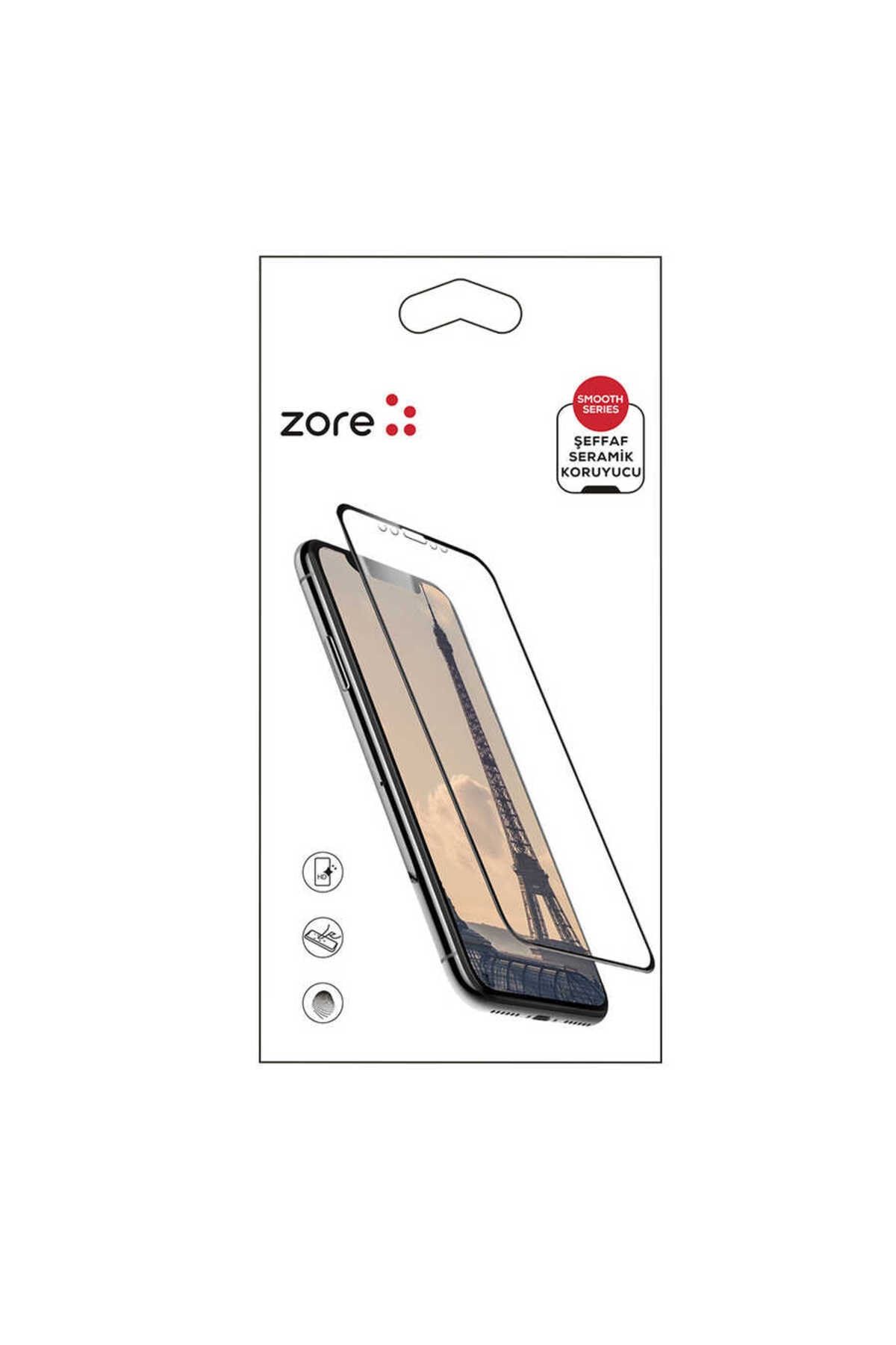 Israh Apple iPhone SE 2022 için Uyumlu Seramik Ekran Koruyucu Cam Değildir Esnek Kavislidir