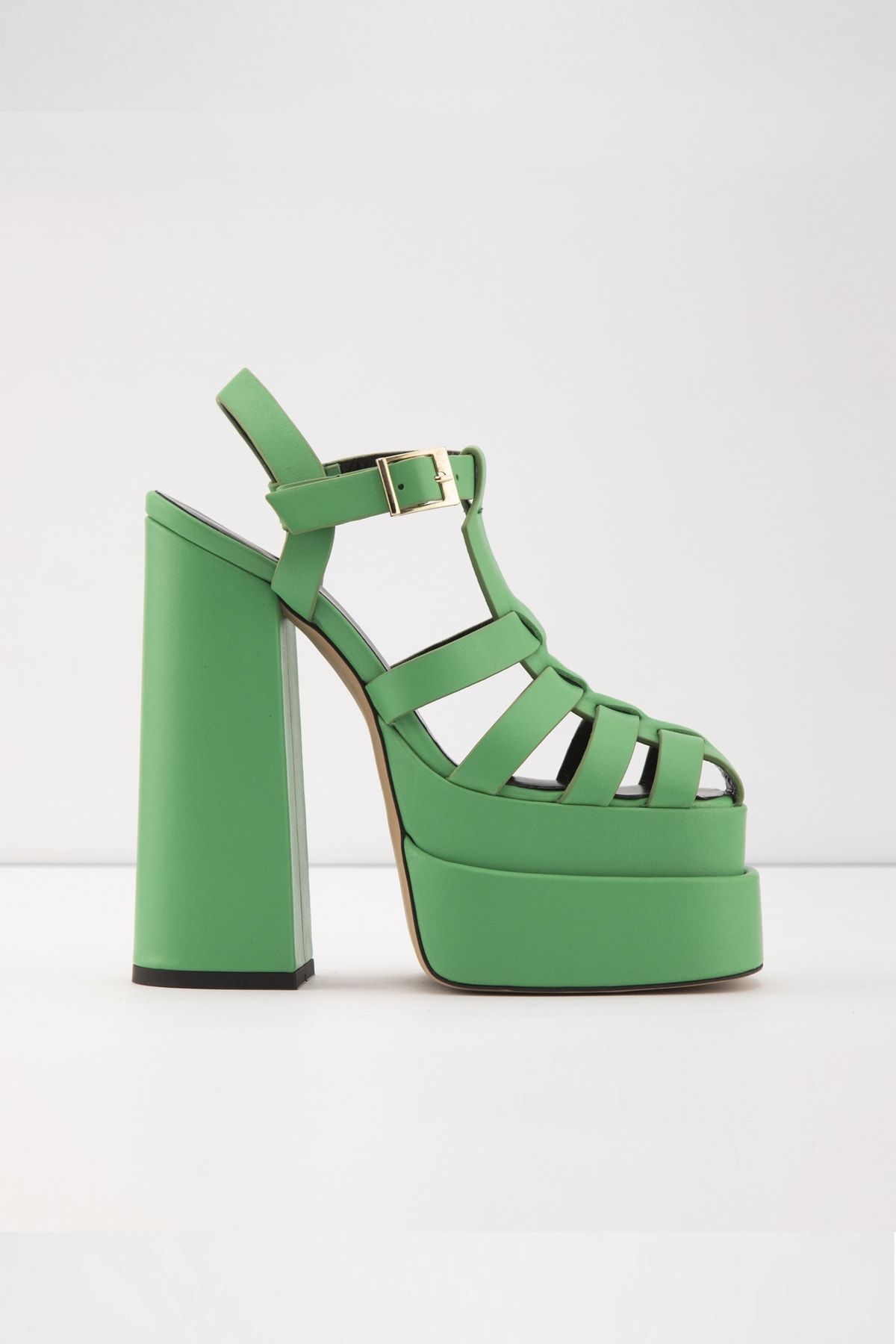 Aldo PURP-TR - Yeşil Kadın Topuklu Sandalet
