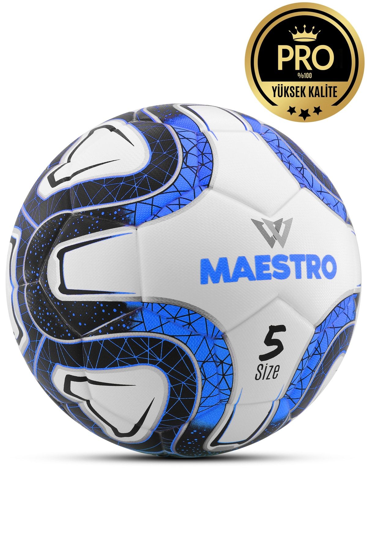 Telvesse Maestro Ft500 Profesyonel Futbol Topu Orijinal Yapıştırma Resmi Maç Topu Sert Zemin Halı Saha Mavi