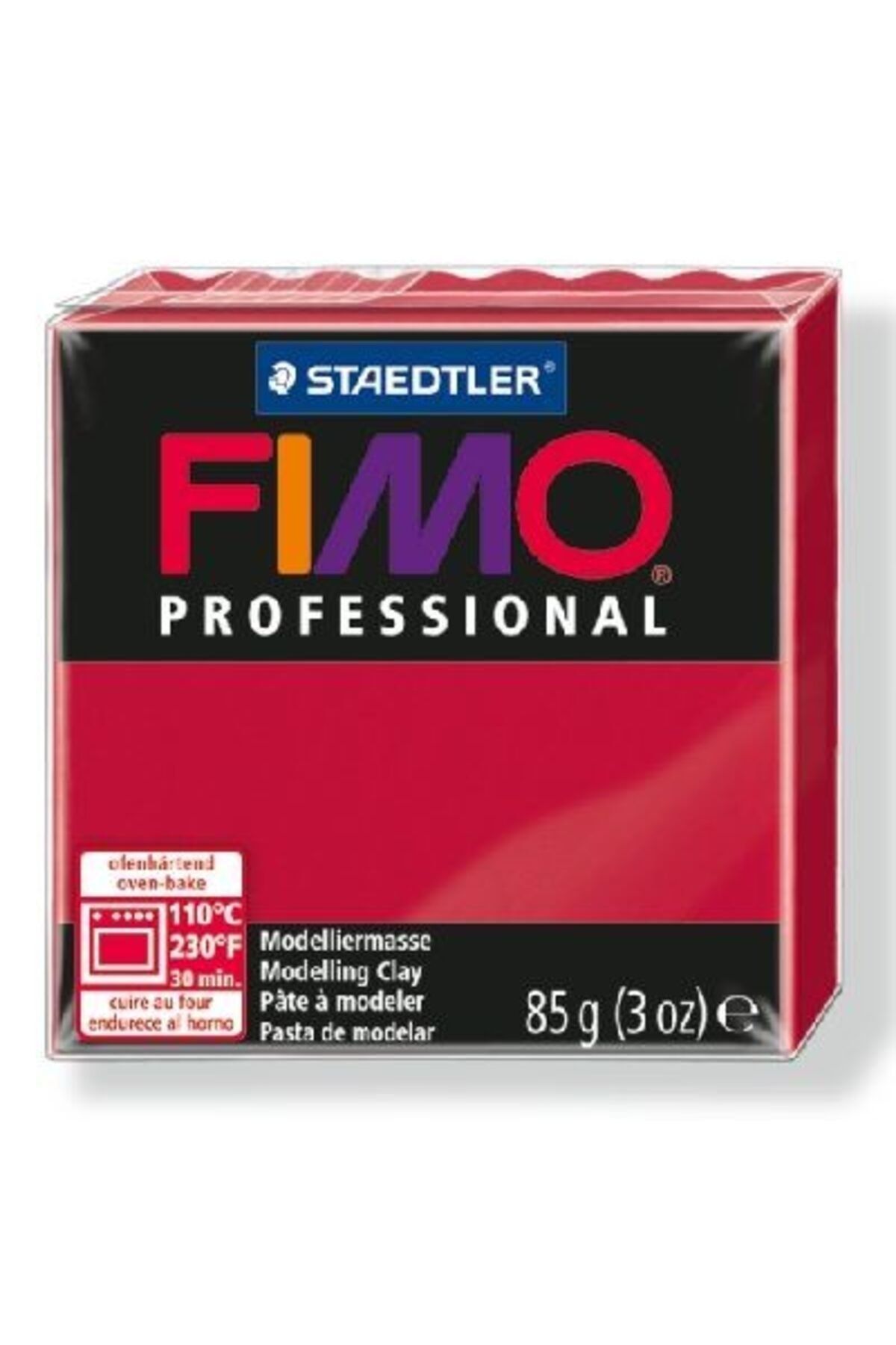 Staedtler Fimo Professional Polimer Kil 85gr. Carmine