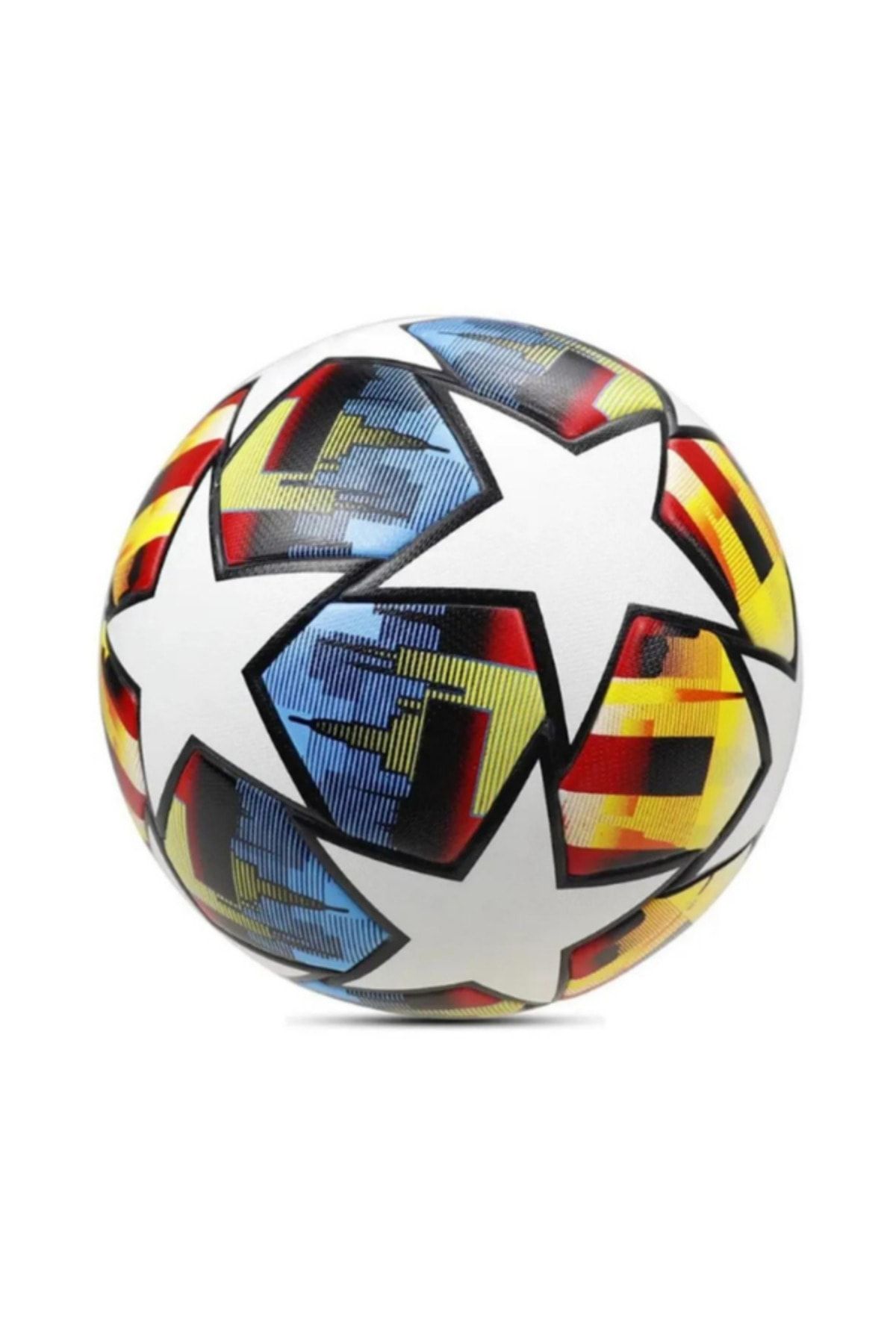 Janissary Renkli Şampiyonlar Ligi Tasarımı Dikişli Futbol Topu, 5 Numara "Şişmiş Olarak Gönderilir."