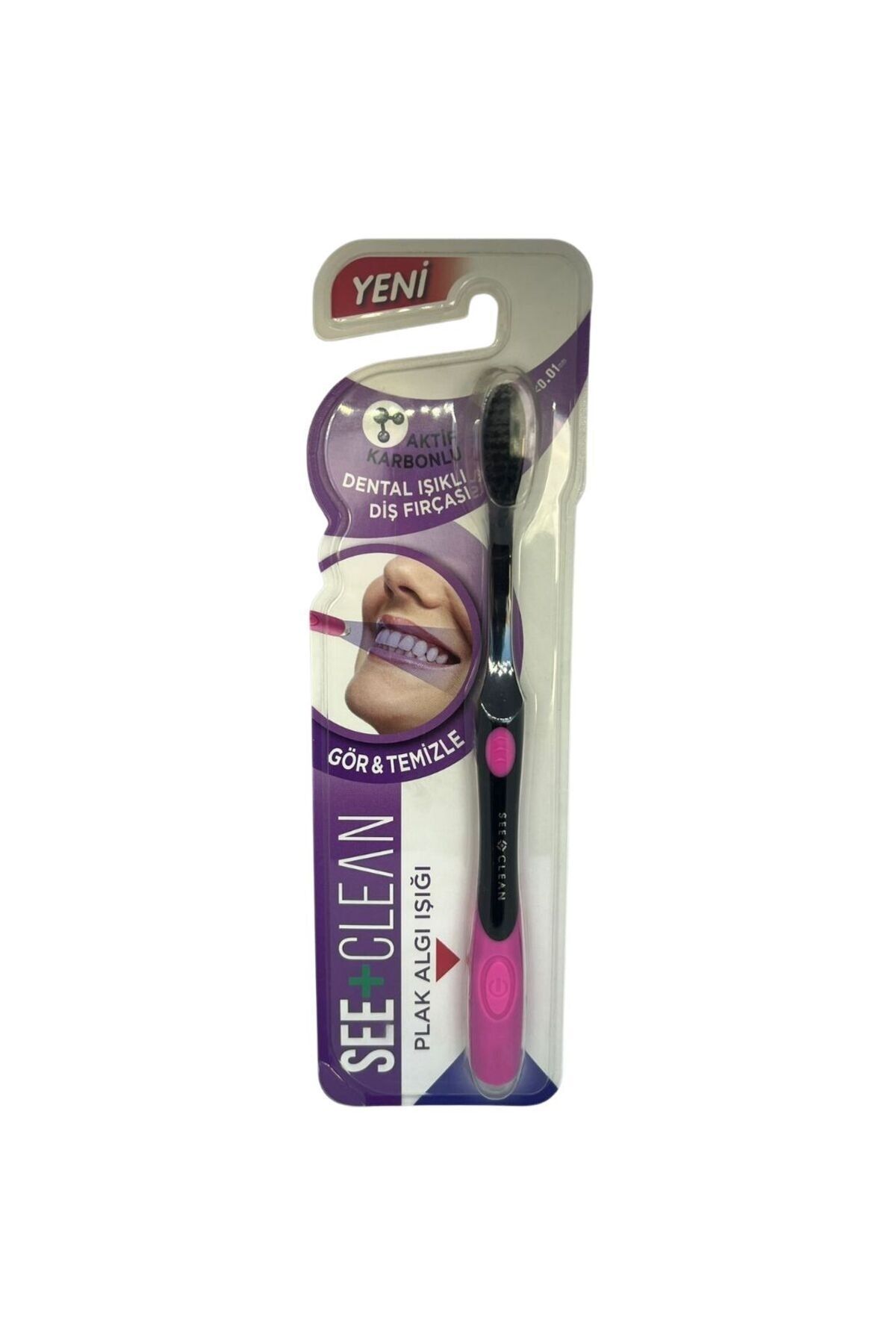 Dentiste See+clean Plak Işıklı Diş Fırçası Pembe