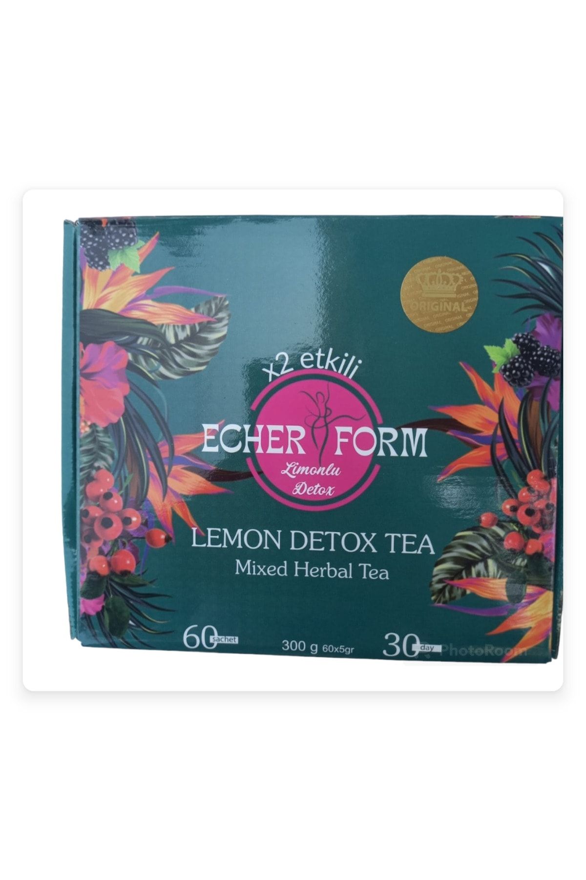Echer Detoxs 60 Lı Paket Limon Aromalı ( 1 Aylık Paket )