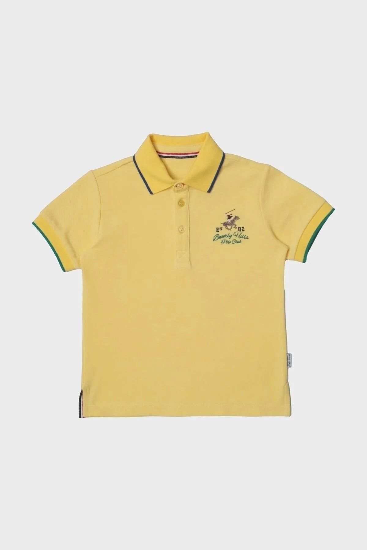 Beverly Hills Polo Club Erkek Çocuk Sarı T-Shirt 23SS2BHB512