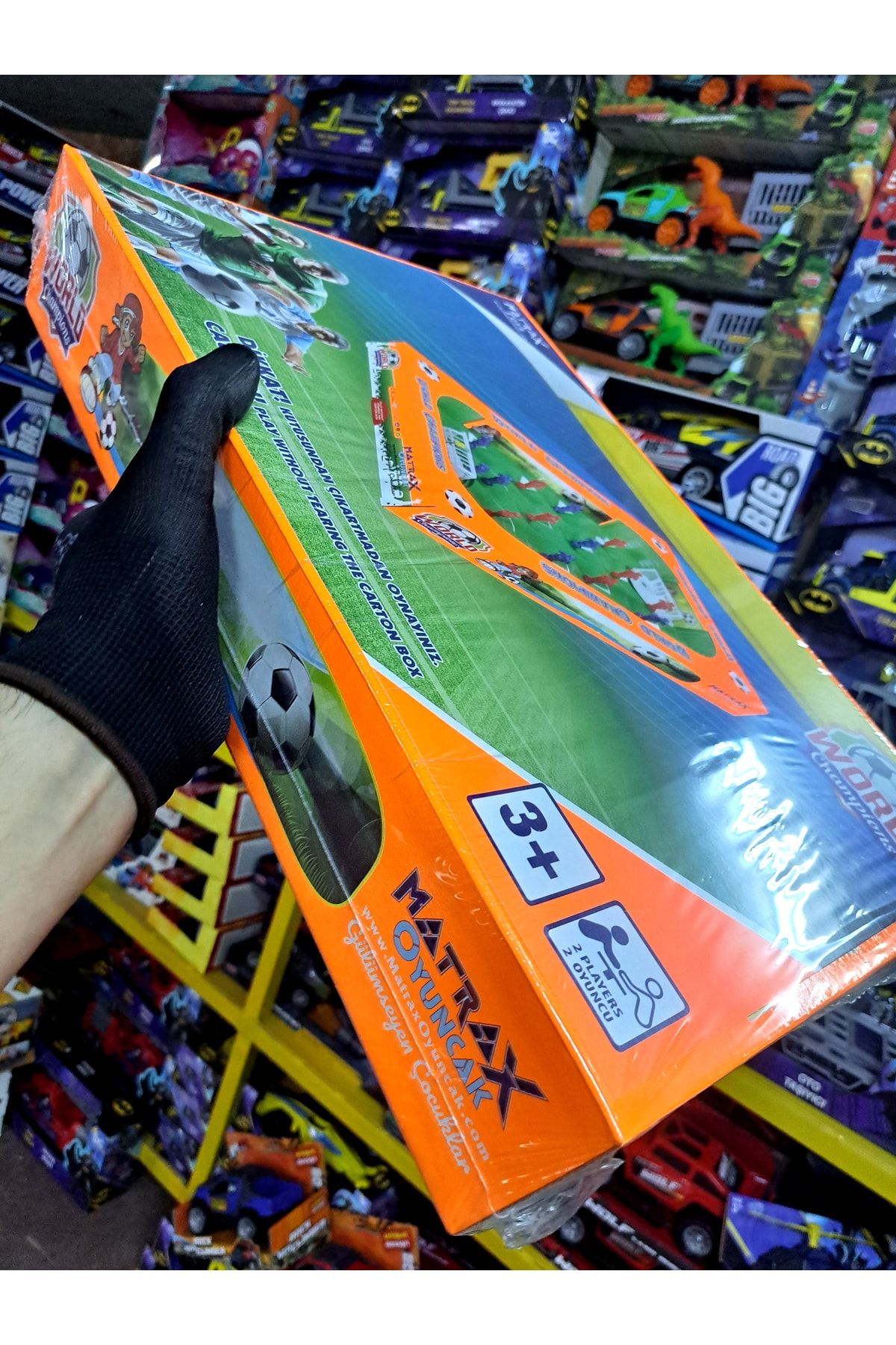 ALYTOYS Erkek Çocuk Oyuncak Mini Futbol Oyunu Yaylı Sistemli Hareketli Kaleci Eğlenceli Kutu Oyunu 31X47 CM