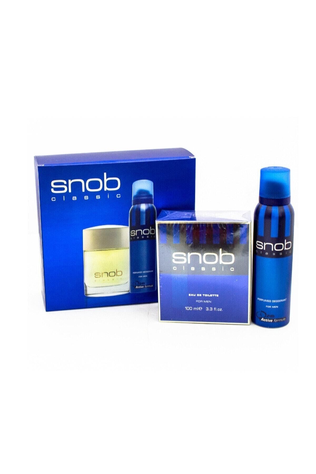 Snob Parfüm Seti Classic Edt 100Ml + 150Ml Deodorant Erkek