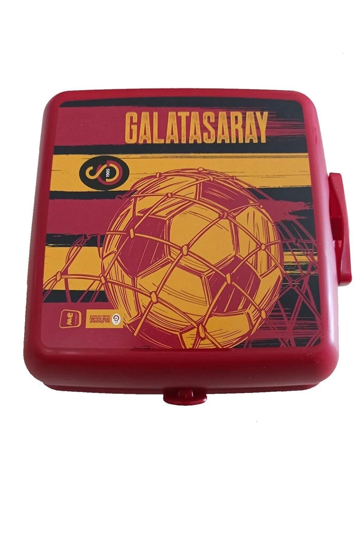 Galatasaray Plastik Beslenme Kabı Çatal Kaşıklı Beslenme Kabı