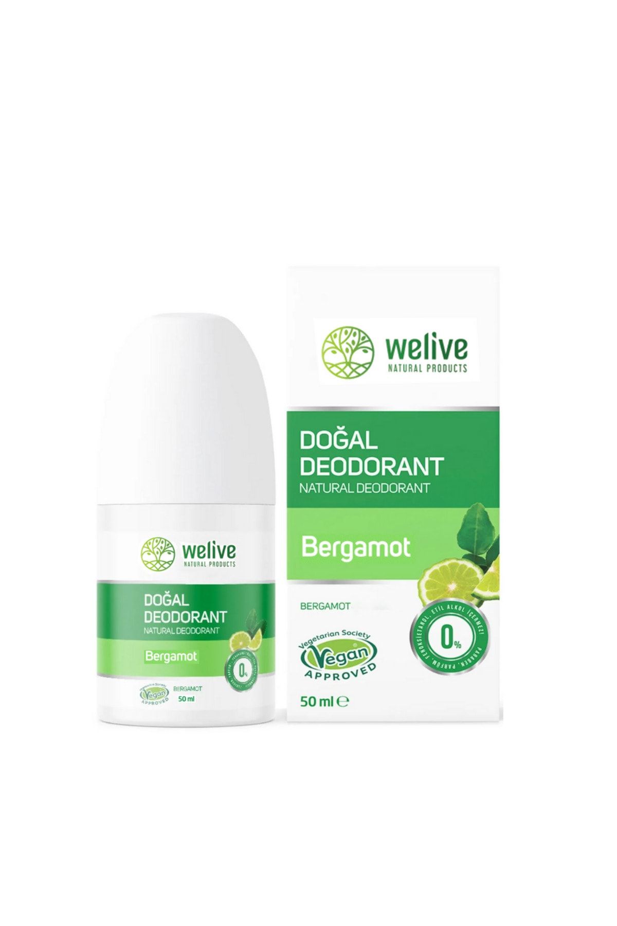 Welive Bergamot Aromalı Doğal Deodorant