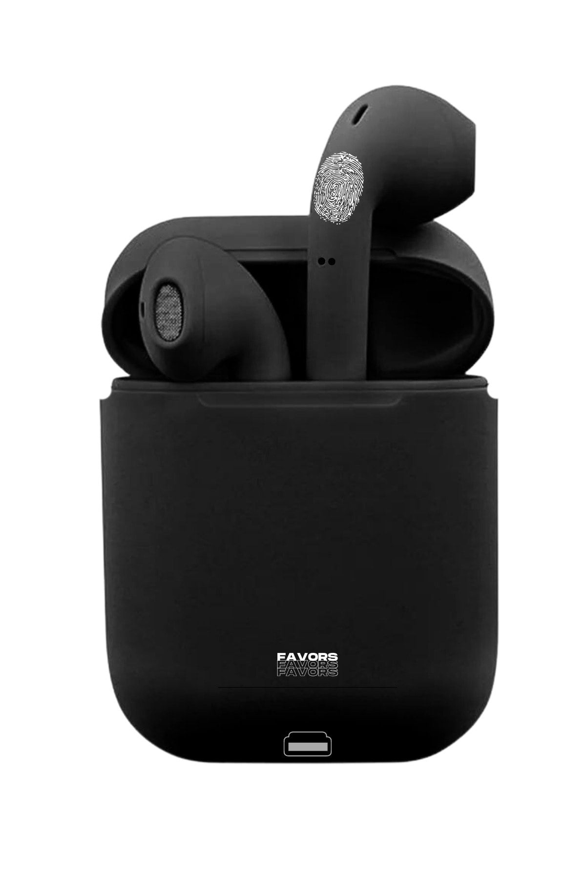Favors Ios Android Uyumlu Dokunmatik Bluetooth Kulaklık 8d Stereo Hd Ses İnpods Siyah