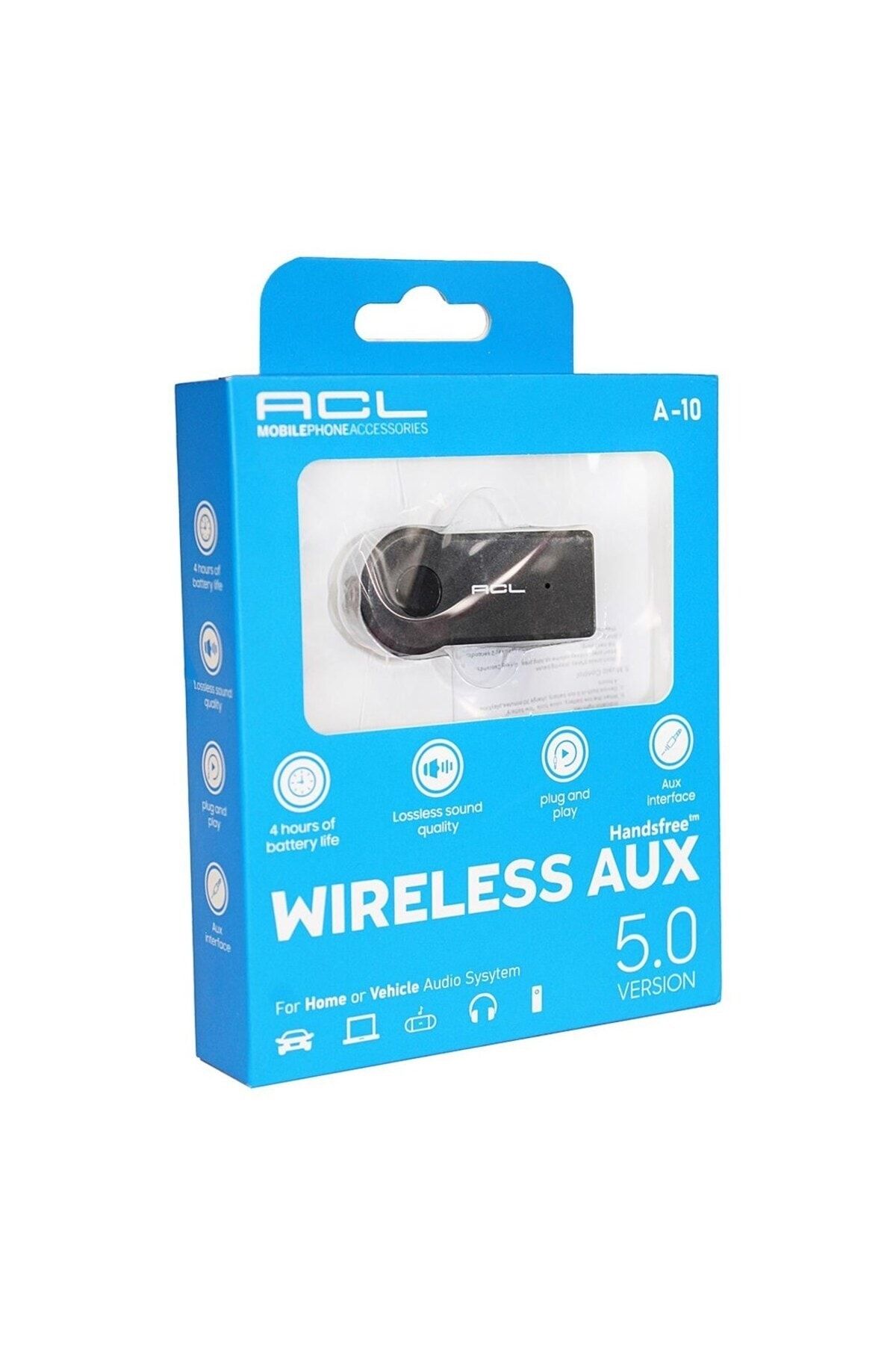 Bilişim Aksesuar Telefon Bağlantı Aparatı Aux Bluetooth Wireless 5.0 Versiyon