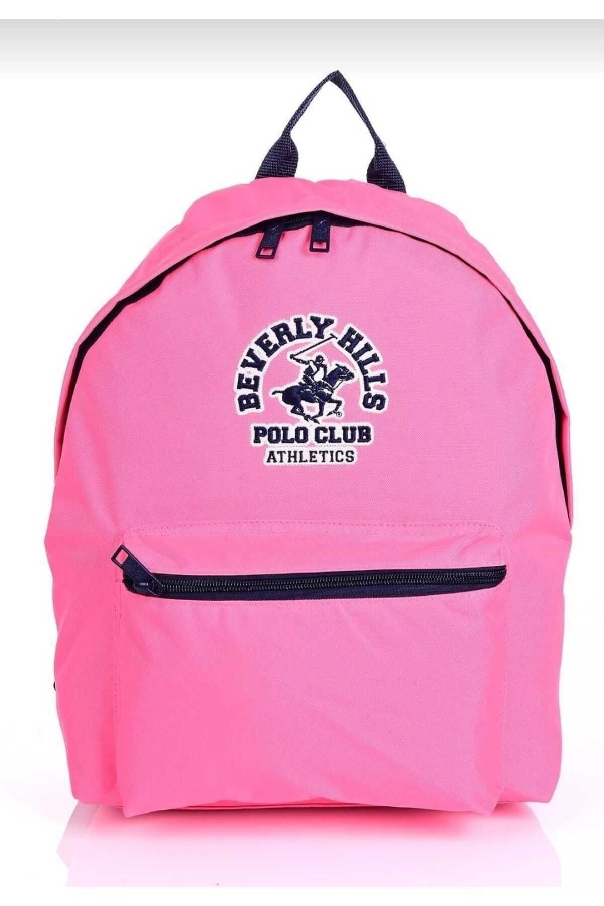 Beverly Hills Polo Club BEVERLY HİLLS POLO CLUB KOD : 76172 PEMBE - LACİVERT SIRT ÇANTASI