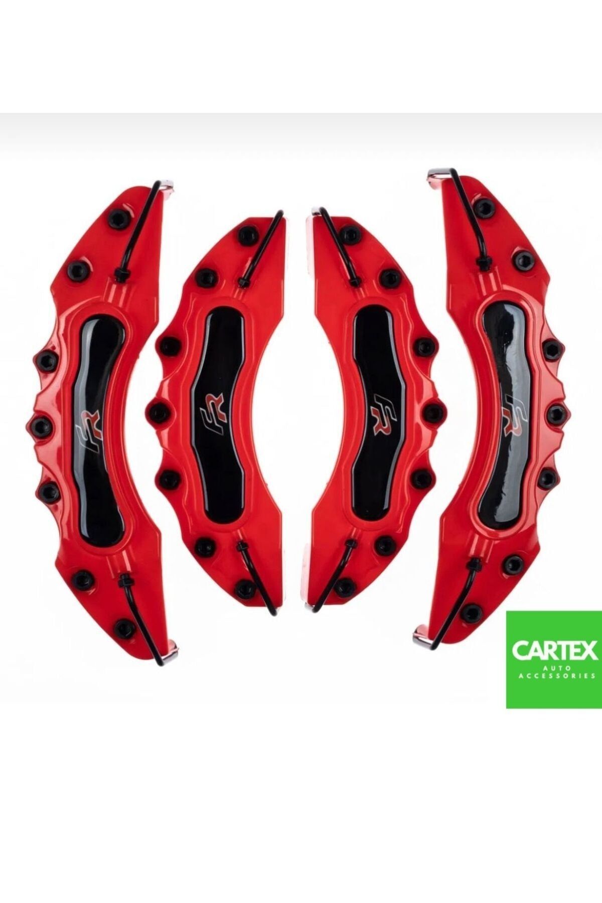 Cartex SEAT FR Logolu Kırmızı  uyumlu Kaliper Kapağı 4 Parça
