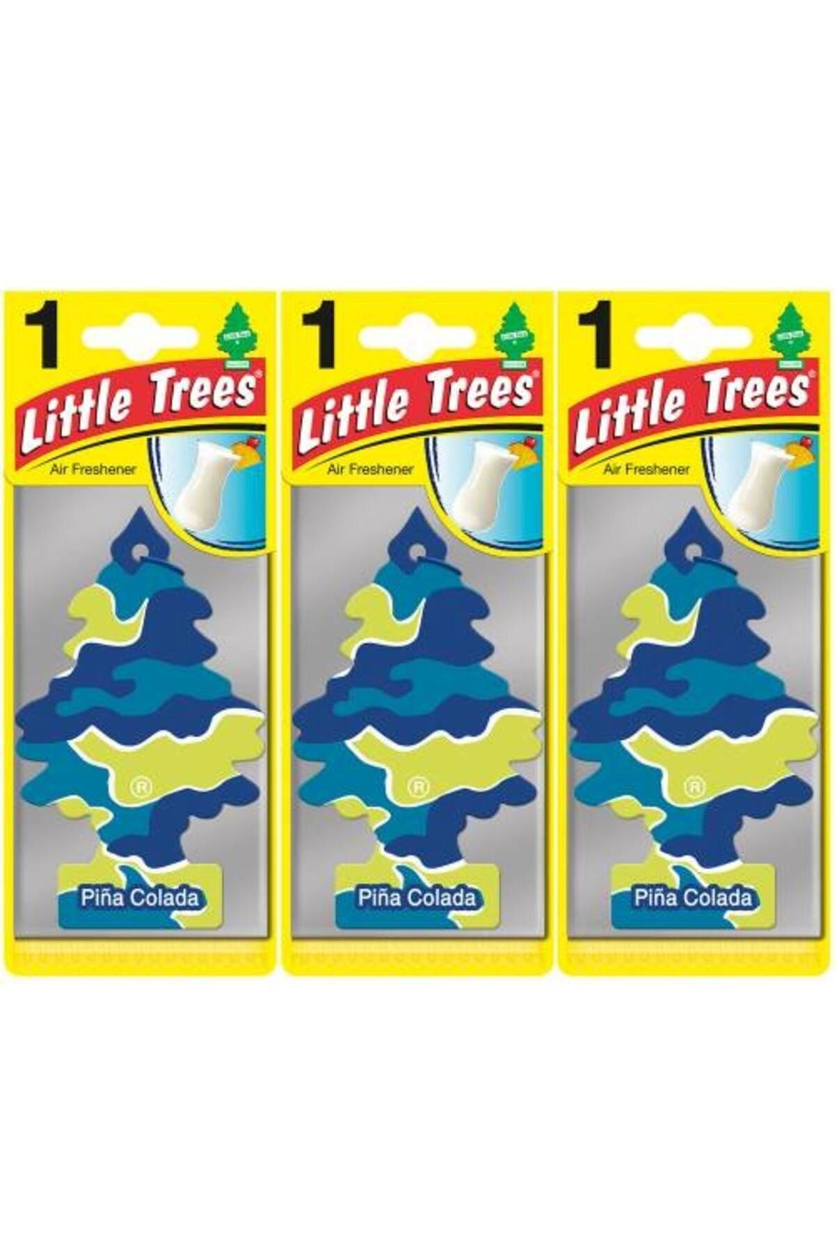 Car Freshner Little Trees 3'lü Set Pina Coloda Oto Kokusu