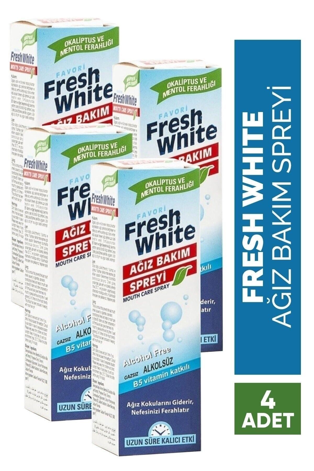 Benim Çeyizim Fresh White Ağız Kokusu Giderici Önleyici Sprey 4 Adet 30 ml