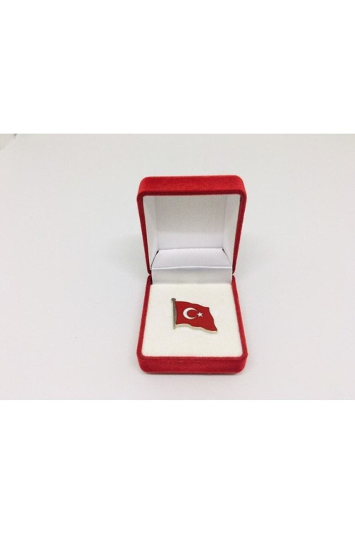 Merit Collection Türk Bayrağı Yaka Rozeti Özel Kadife Kutusunda