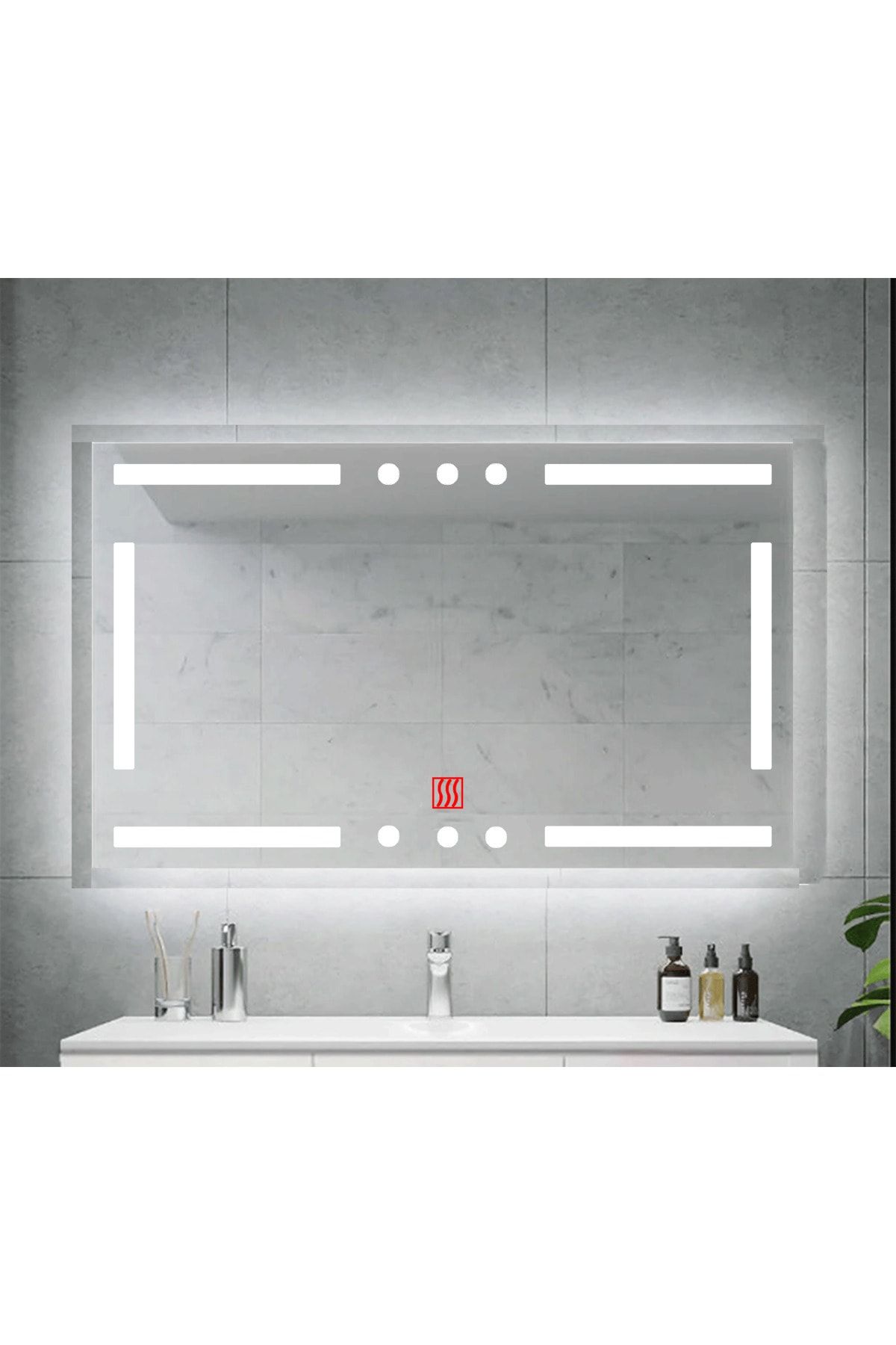 BUGUSAN (h)50x70 cm Buğu Çözücülü Kumlamalı Banyo Aynası