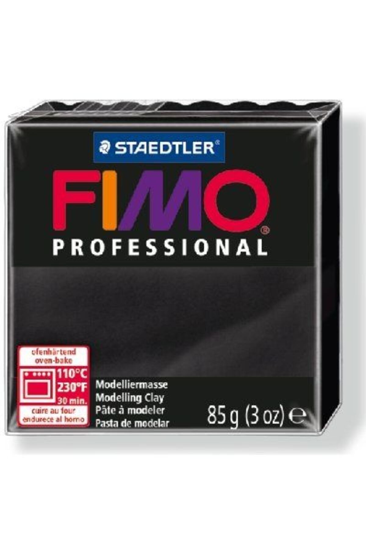 Staedtler Fimo Professional Polimer Kil 85 gr. 9 Siyah