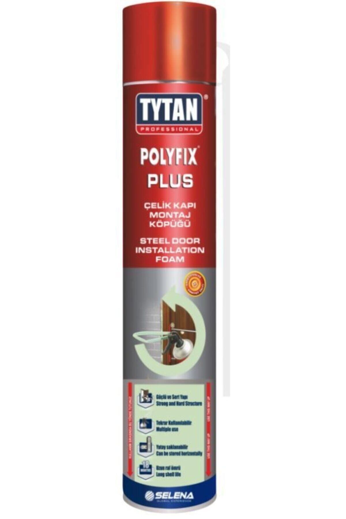 TYTAN Polyfix Plus Poliüretan 750 gr Sıkma Çelik Kapı Montaj Köpüğü Hediyelidir
