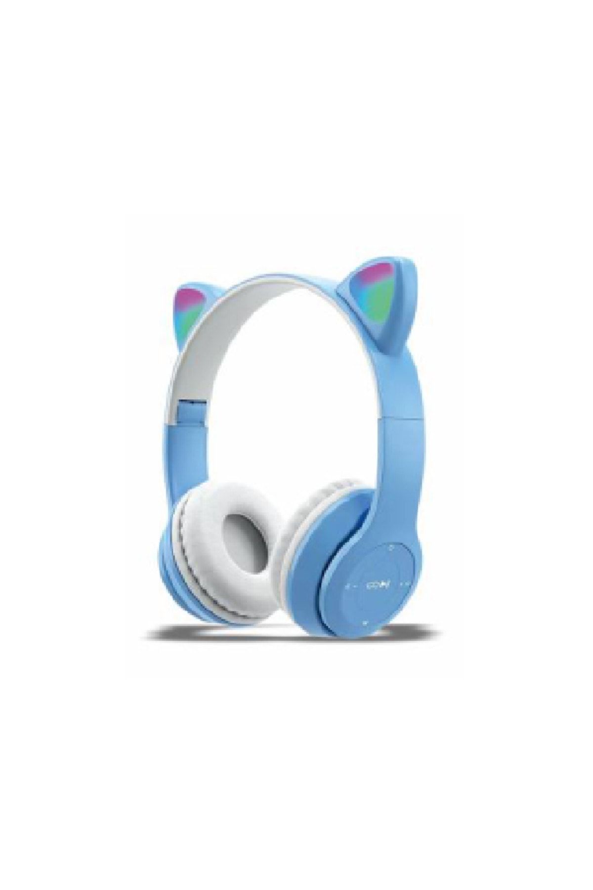 Subzero SW88 Renkli Kedicik Kulaklı Katlanabilir Bluetooth Kulaklık Uyumlu