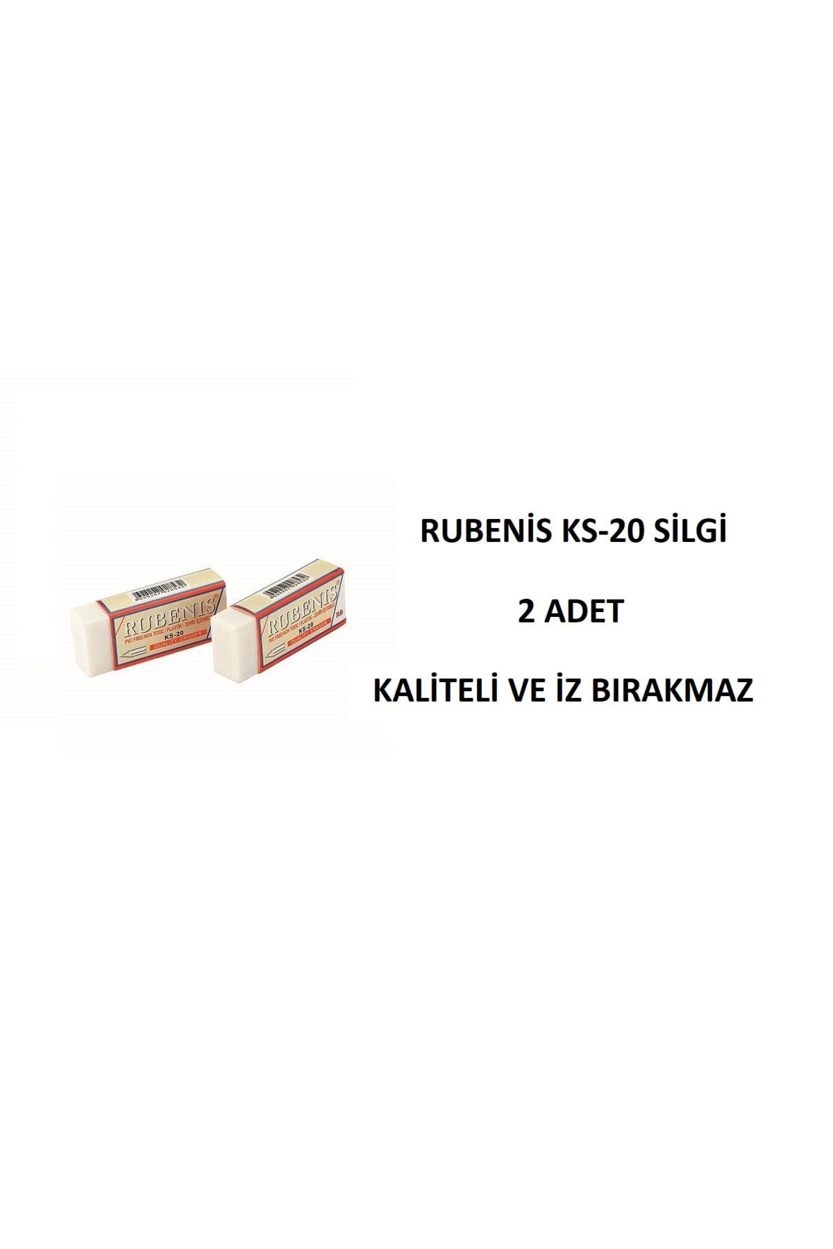 Rubenis RUBENİS KS-20 BEYAZ SİLGİ ( 2 ADET )