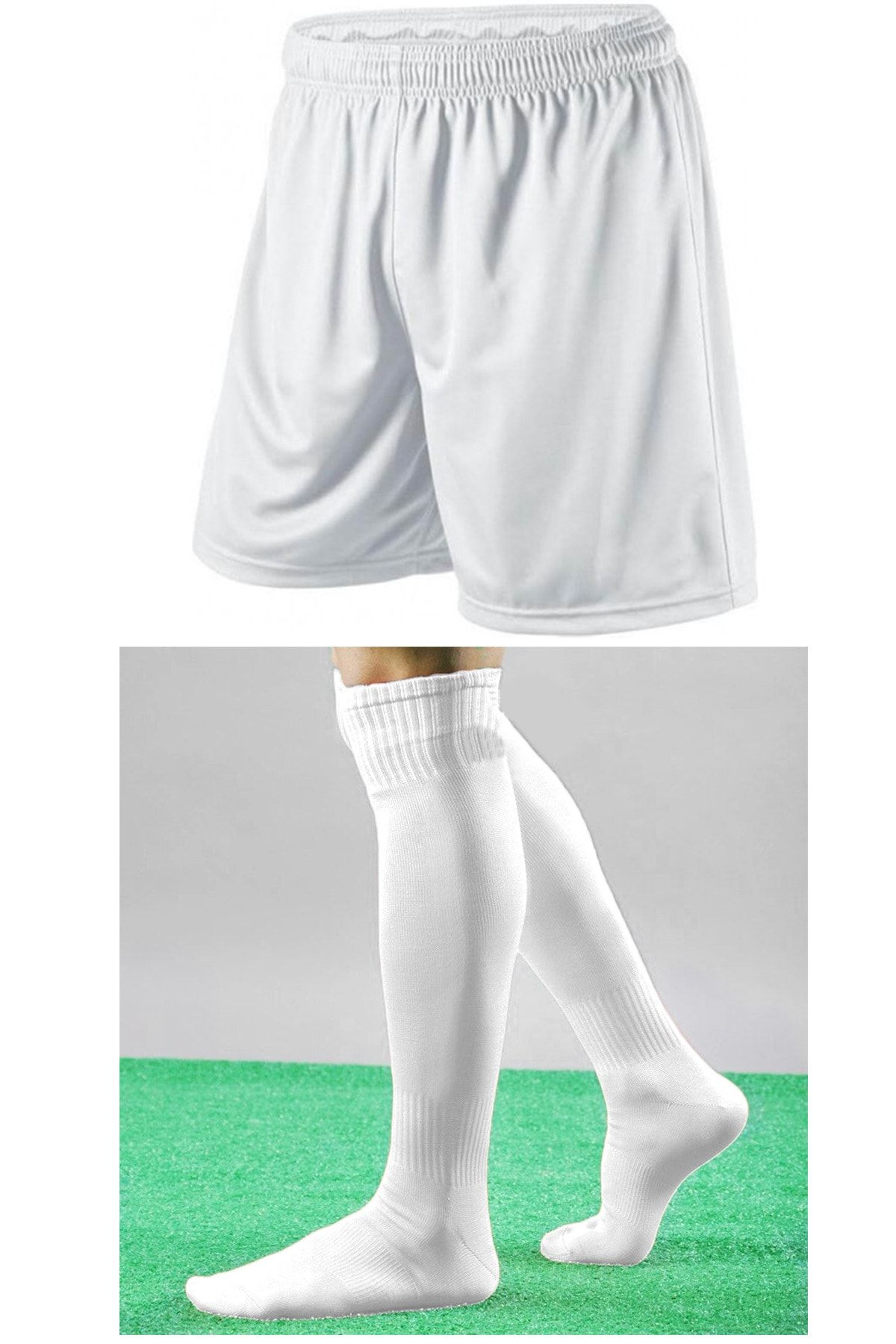 GAZELMANYA Futbol Şortu Ve Futbol Çorabı Seti Sporcu Şortu Ve Çorabı Şort Ve Çorap Futbol Şort Çorap Seti