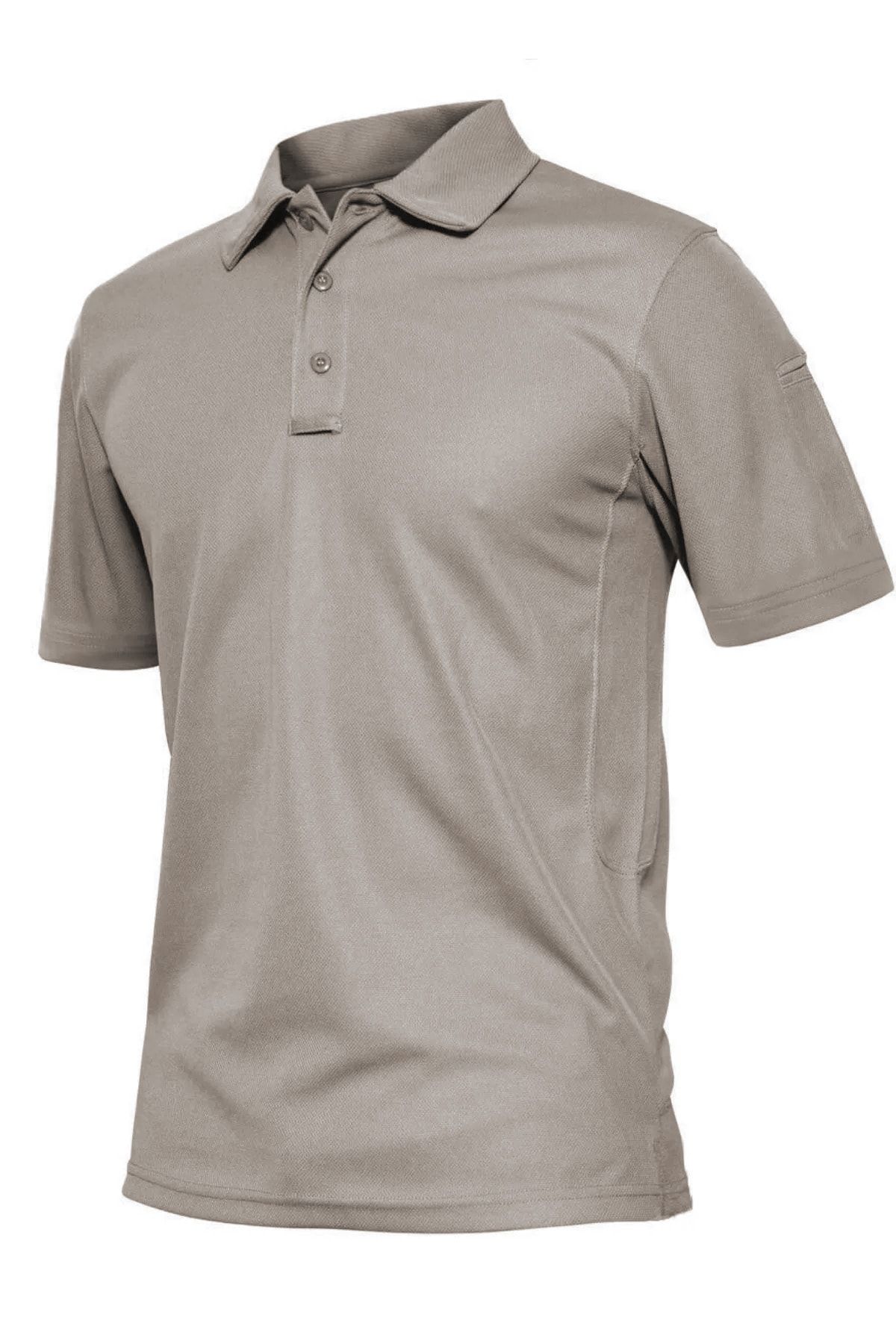Ghassy Co Erkek Taktik Polo Yaka Gömlek Hızlı Kuruma Nem Emici Performans Pique Jersey Golf T-shirt