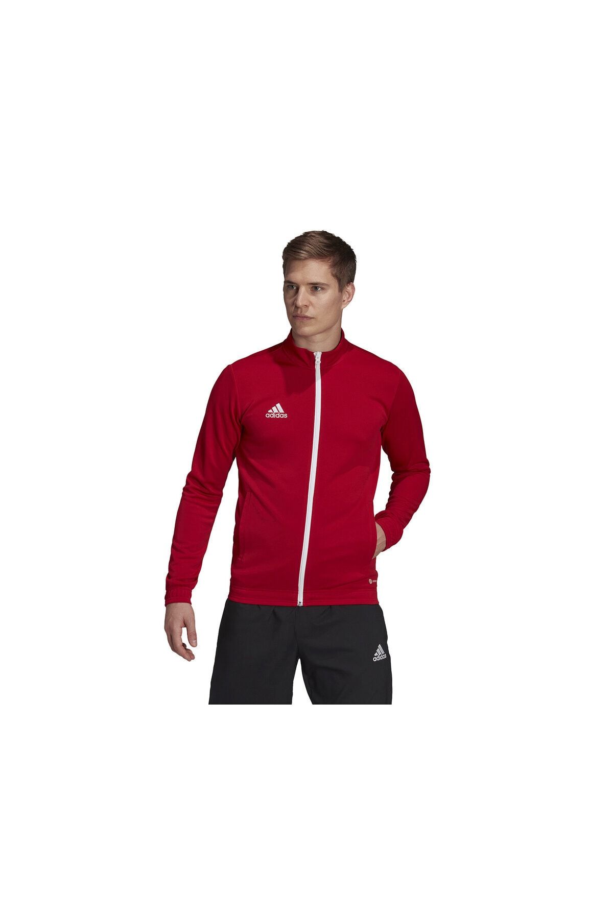 adidas Ent22 Tk Jkt Erkek Futbol Antrenman Ceketi H57537 Kırmızı