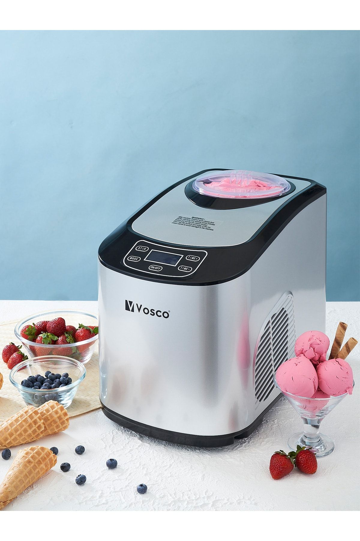 vosco Dondurma Makinesi Icm-15a Tam Otomatik ( Kompresör Soğutmalı )