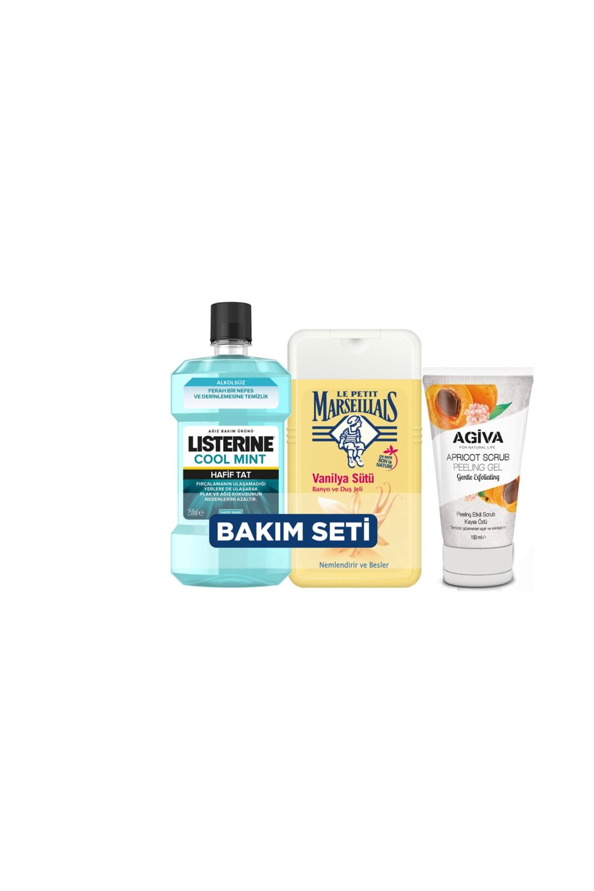 Listerine listerne marseiliais bakım seti agiva peeling