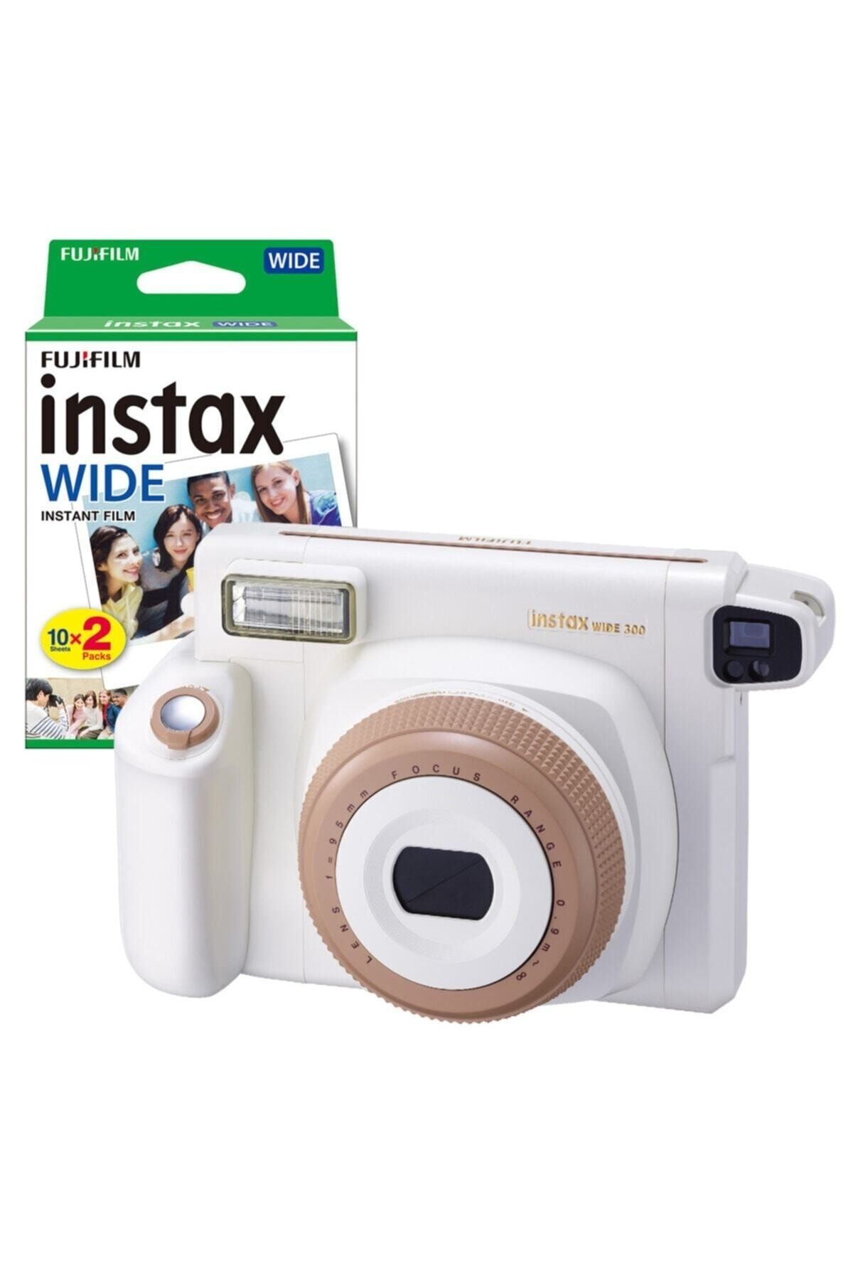 Fujifilm Instax Wide 300 Beyaz Fotoğraf Makinesi Ve 20'li Film